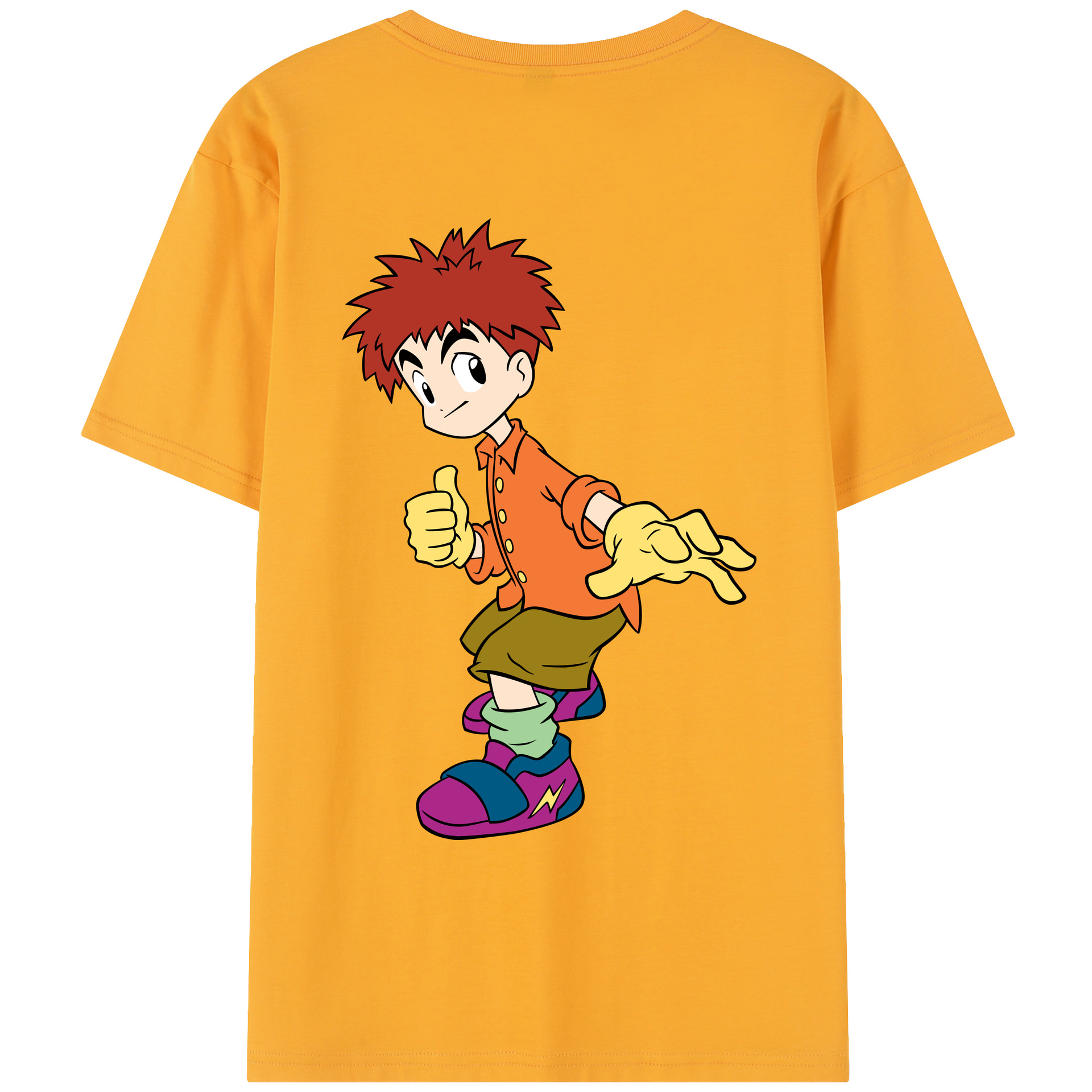 （画像用） Digimon デジタルモンスター/デジモン レディース半袖Tシャツ(バックプリント)