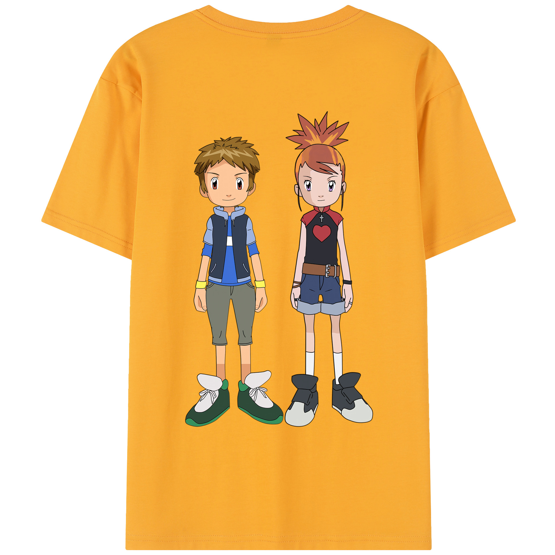 （画像用） Digimon デジタルモンスター/デジモン レディース半袖Tシャツ(バックプリント)