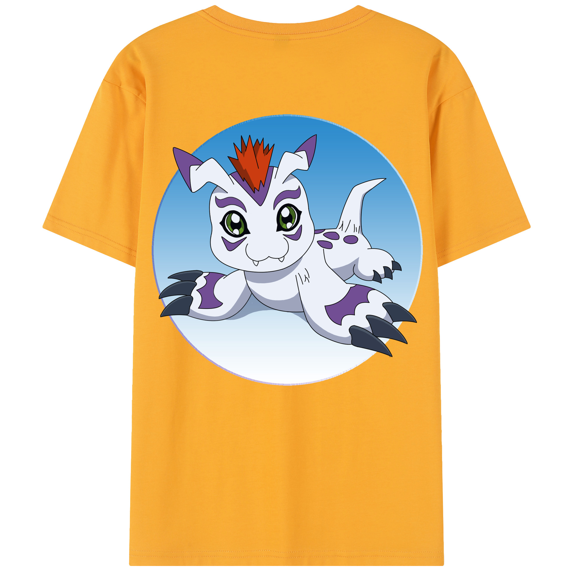 （画像用） Digimon デジタルモンスター/デジモン レディース半袖Tシャツ(バックプリント)