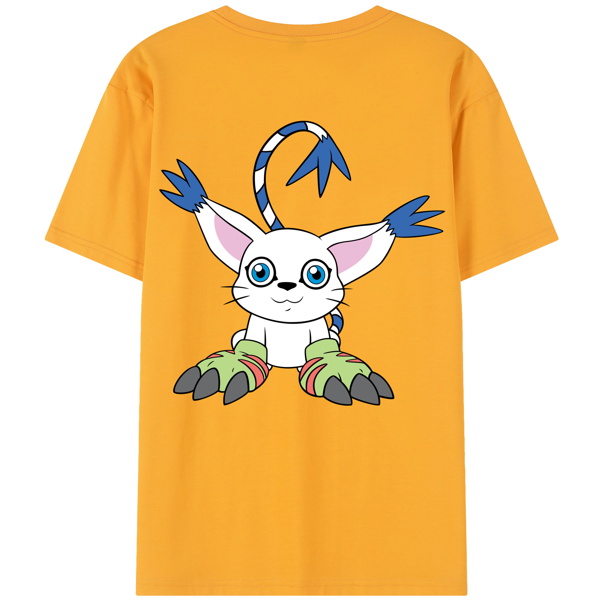 （画像用） Digimon デジタルモンスター/デジモン レディース半袖Tシャツ(バックプリント)