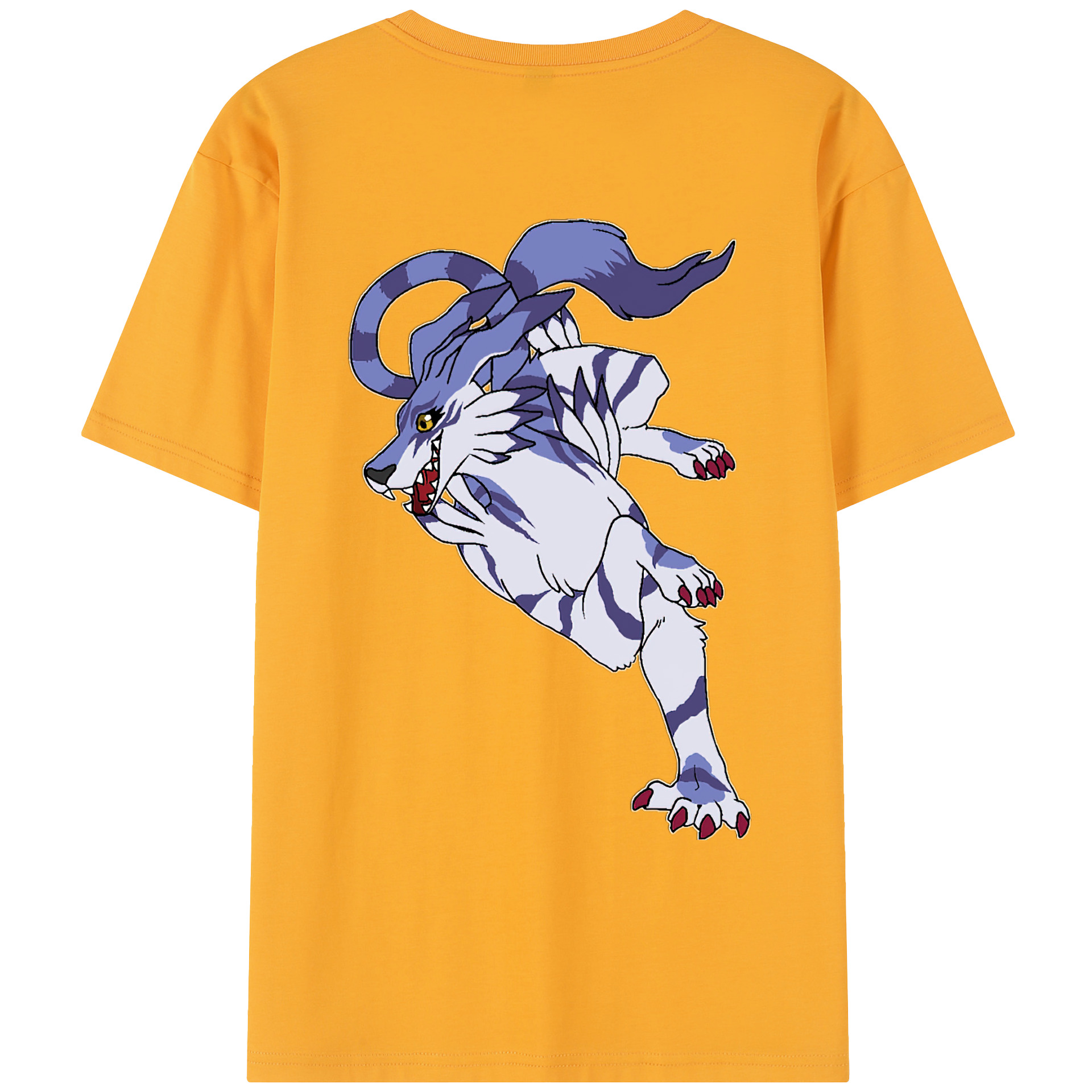 （画像用） Digimon デジタルモンスター/デジモン レディース半袖Tシャツ(バックプリント)