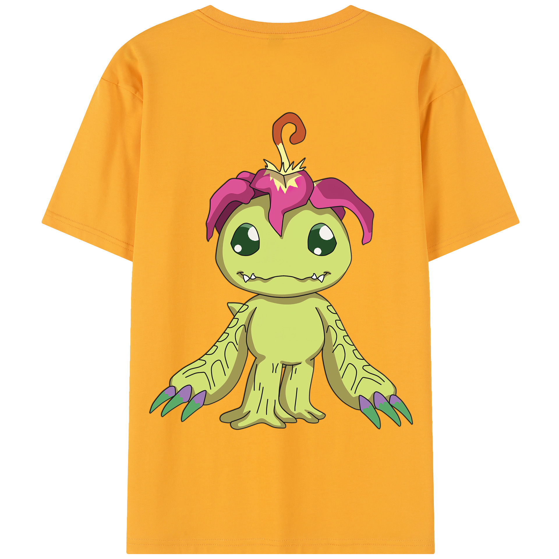 （画像用） Digimon デジタルモンスター/デジモン レディース半袖Tシャツ(バックプリント)