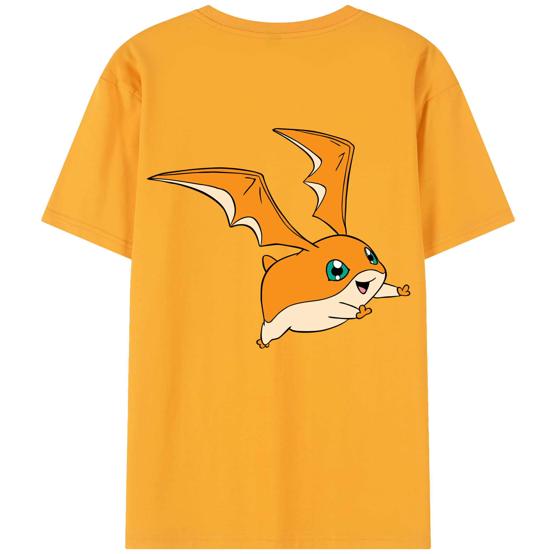 （画像用） Digimon デジタルモンスター/デジモン レディース半袖Tシャツ(バックプリント)