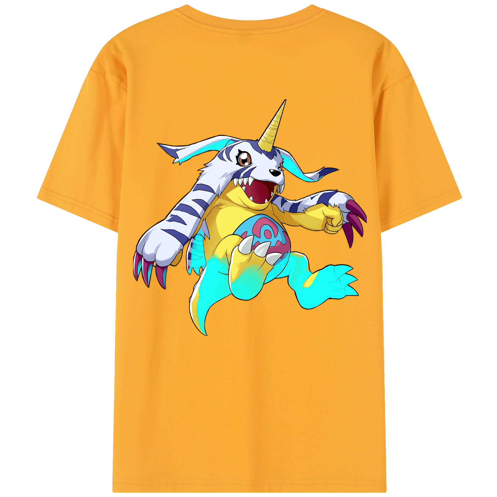 （画像用） Digimon デジタルモンスター/デジモン レディース半袖Tシャツ(バックプリント)