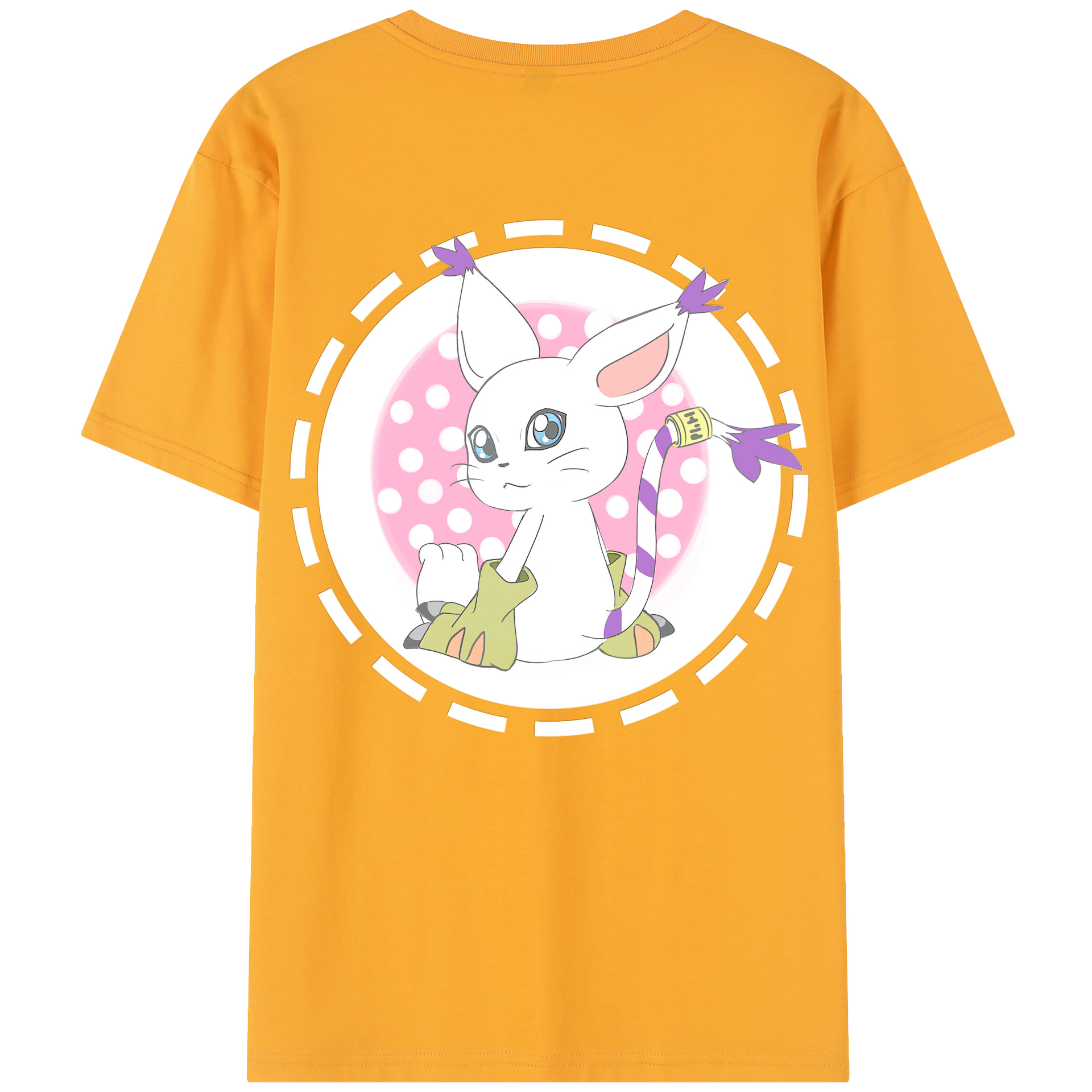（画像用） Digimon デジタルモンスター/デジモン レディース半袖Tシャツ(バックプリント)
