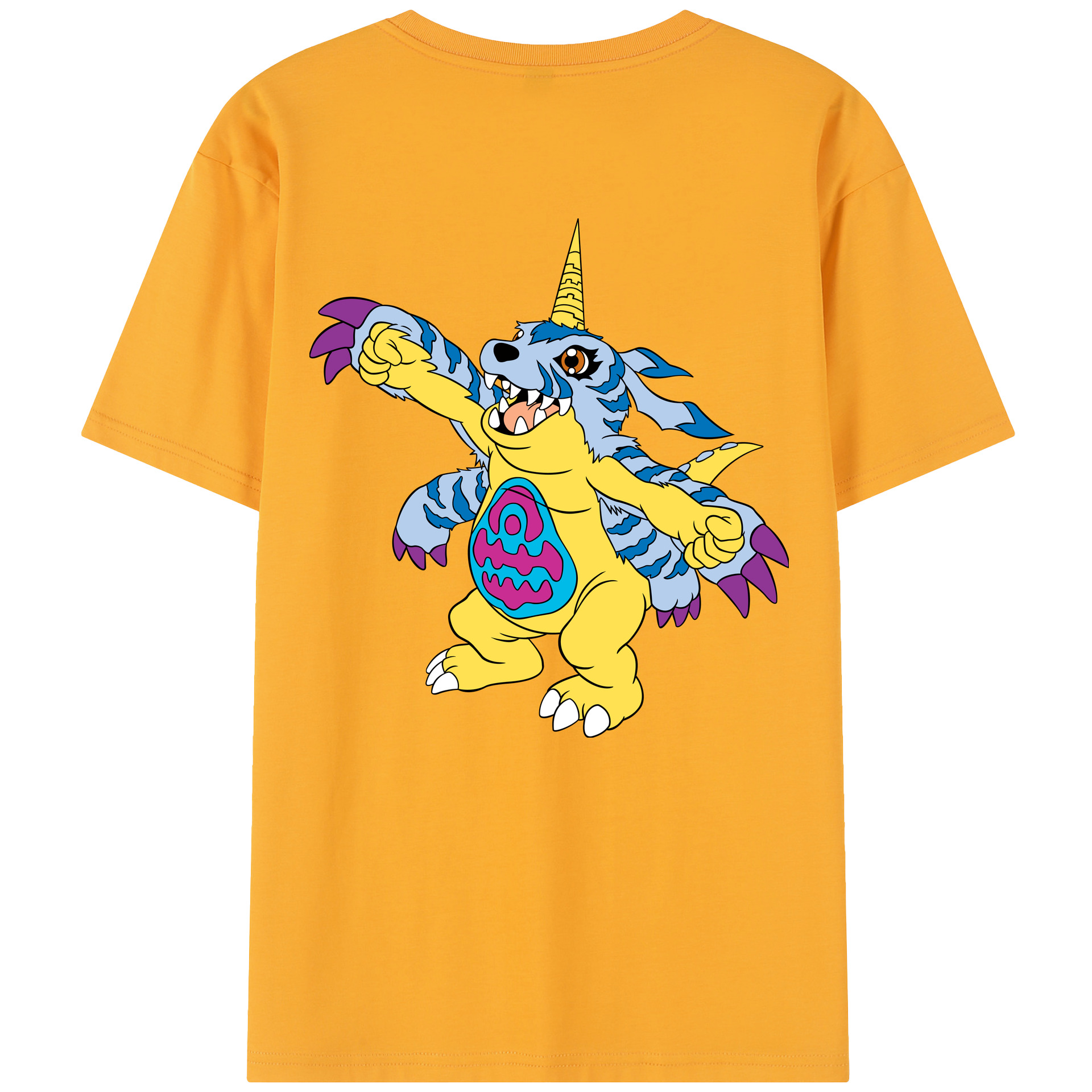 （画像用） Digimon デジタルモンスター/デジモン レディース半袖Tシャツ(バックプリント)