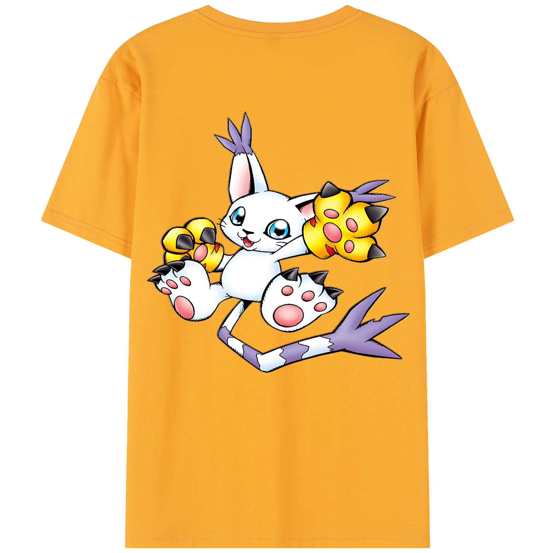 （画像用） Digimon デジタルモンスター/デジモン レディース半袖Tシャツ(バックプリント)