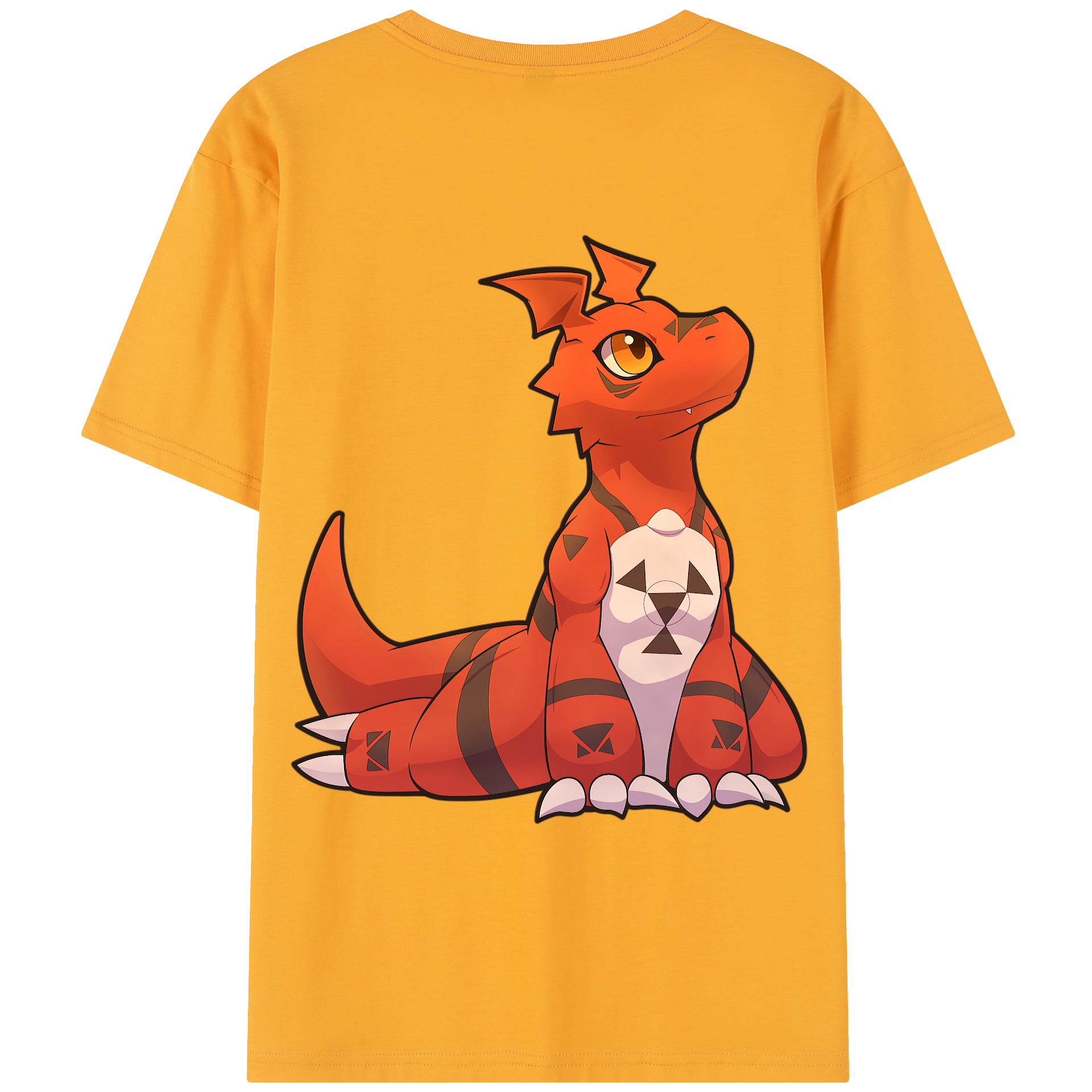 （画像用） Digimon デジタルモンスター/デジモン レディース半袖Tシャツ(バックプリント)