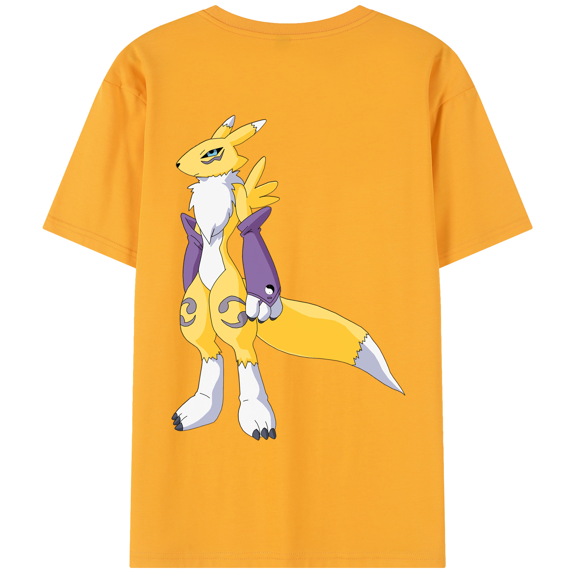 （画像用） Digimon デジタルモンスター/デジモン レディース半袖Tシャツ(バックプリント)