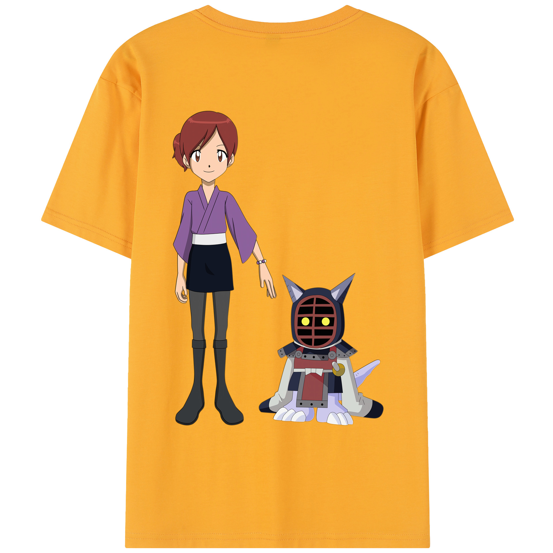 （画像用） Digimon デジタルモンスター/デジモン レディース半袖Tシャツ(バックプリント)