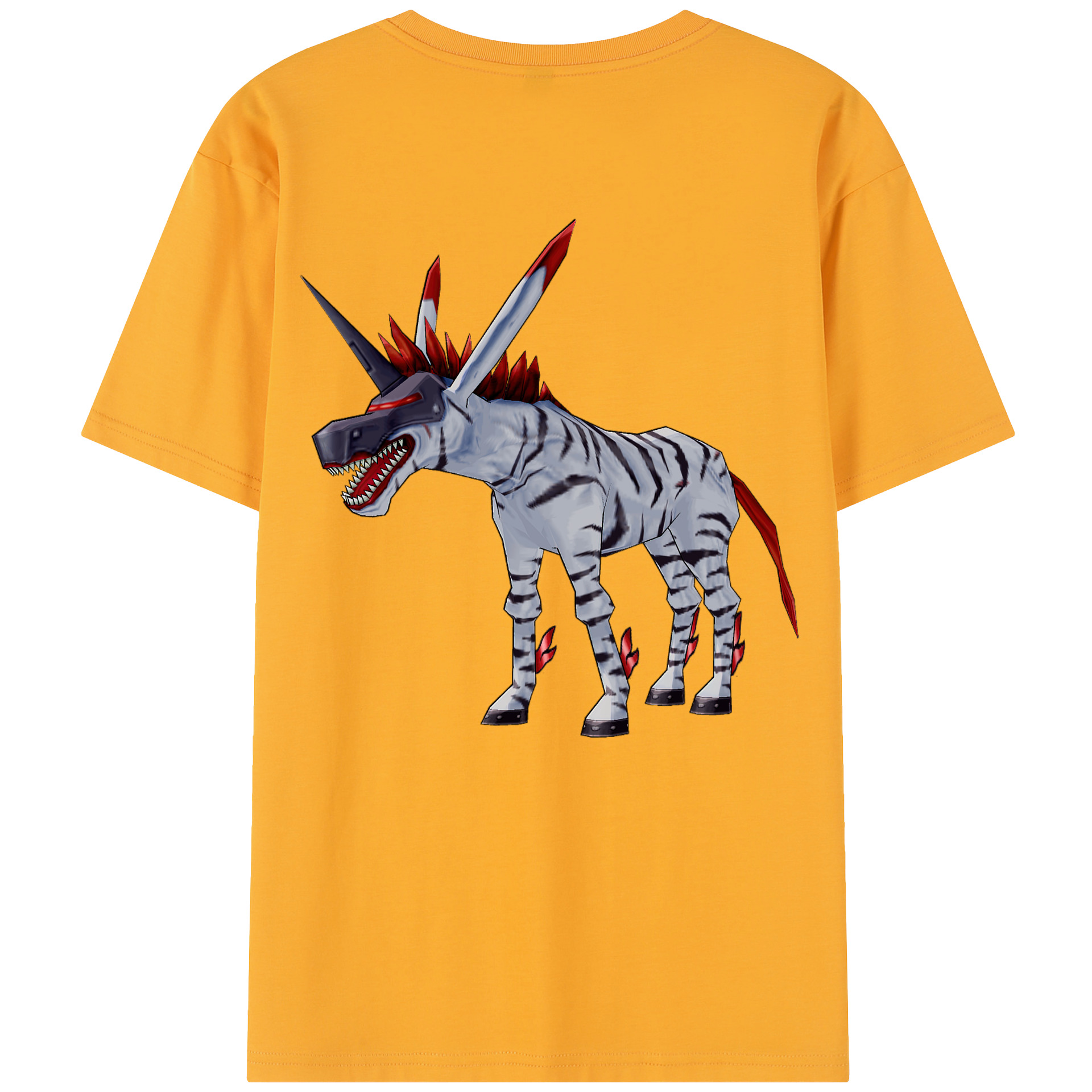 （画像用） Digimon デジタルモンスター/デジモン レディース半袖Tシャツ(バックプリント)