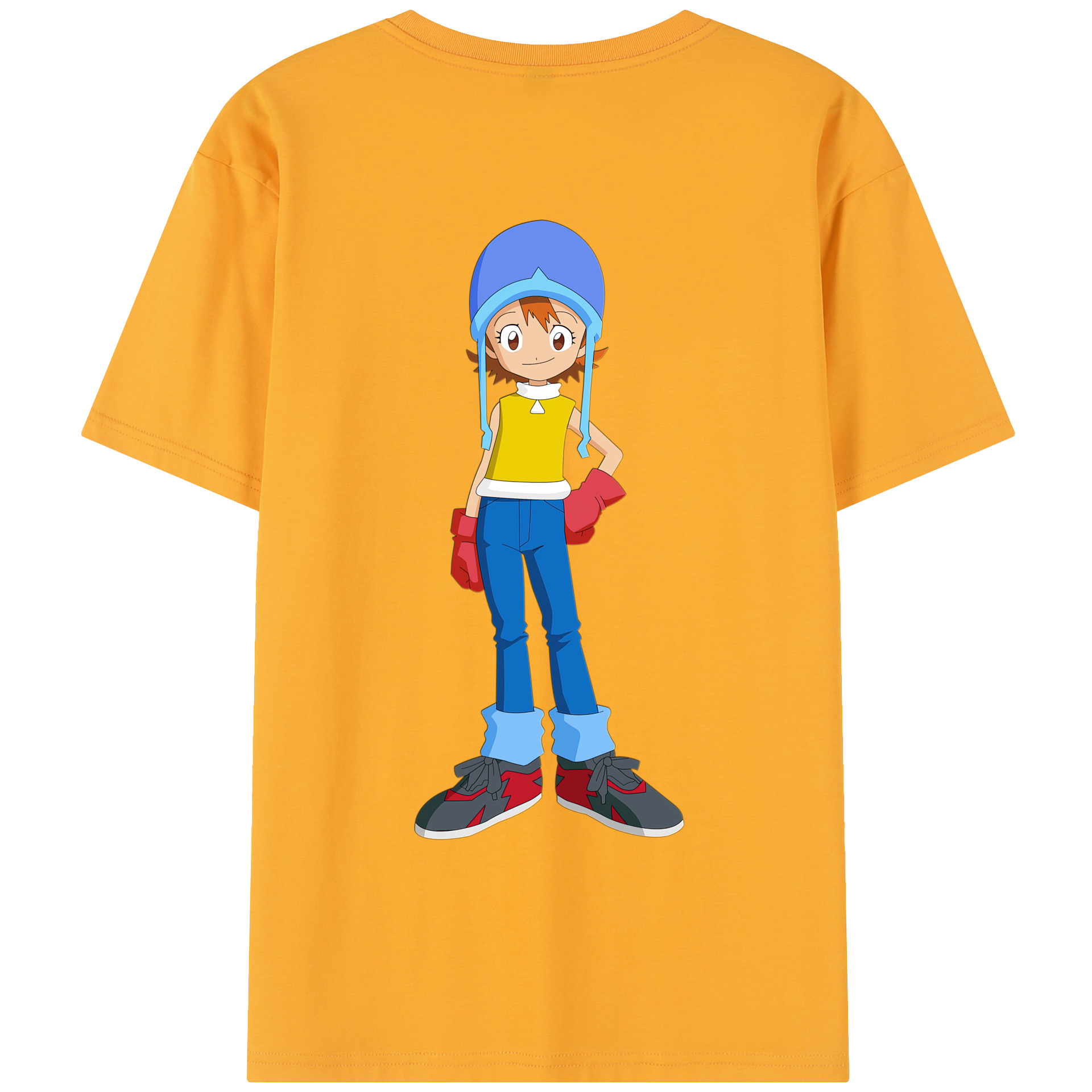 （画像用） Digimon デジタルモンスター/デジモン レディース半袖Tシャツ(バックプリント)