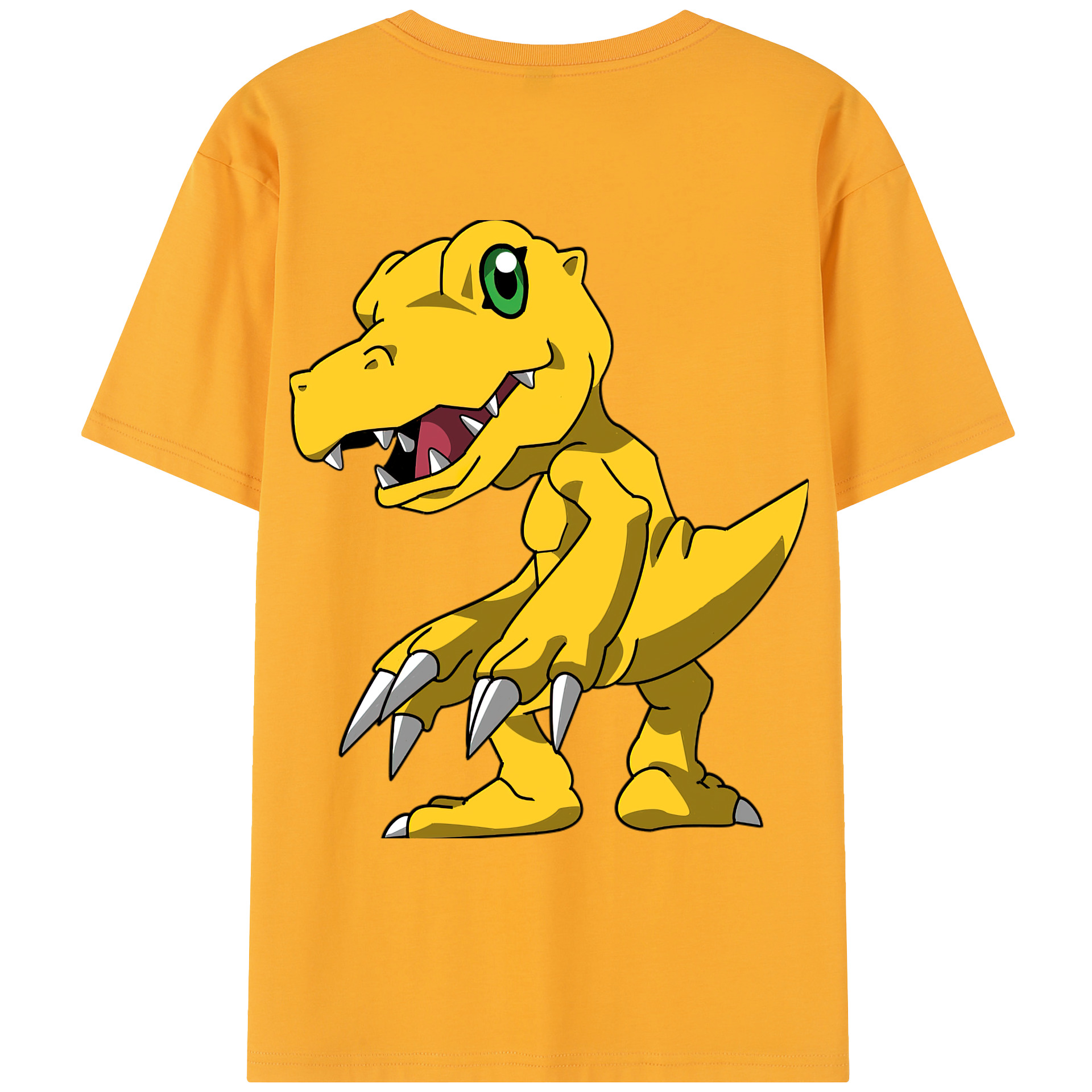 （画像用） Digimon デジタルモンスター/デジモン レディース半袖Tシャツ(バックプリント)