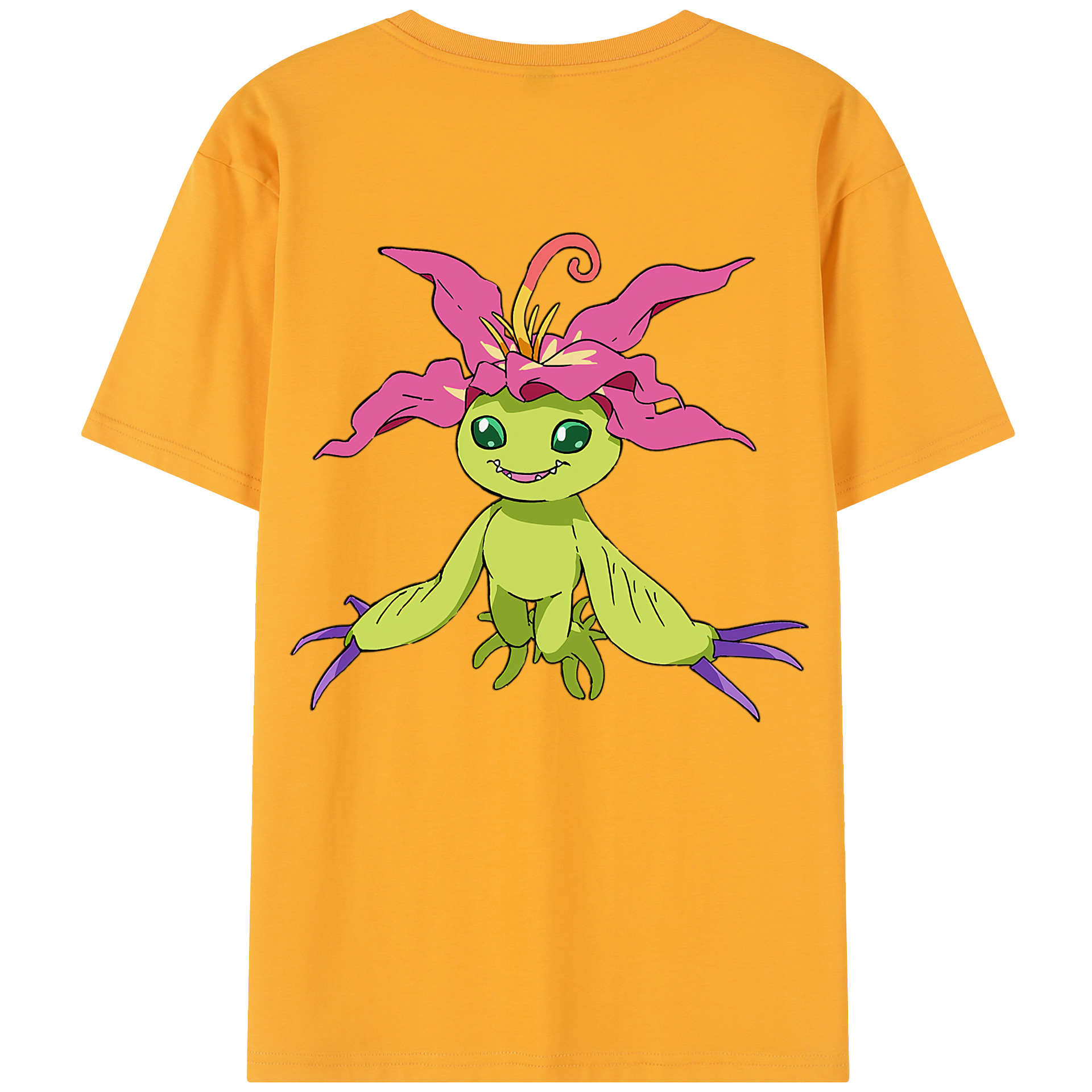 （画像用） Digimon デジタルモンスター/デジモン レディース半袖Tシャツ(バックプリント)