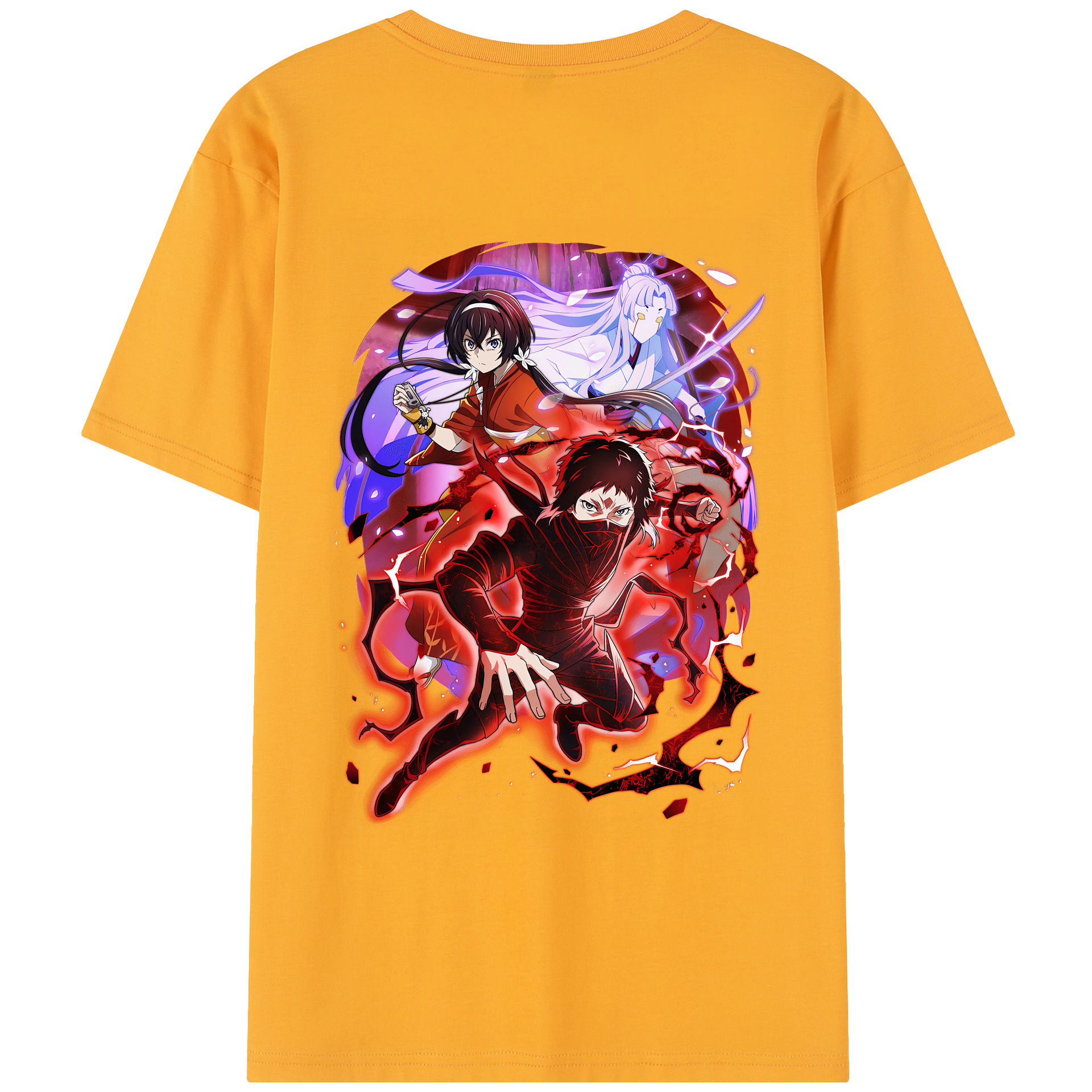 （画像用） Digimon デジタルモンスター/デジモン レディース半袖Tシャツ(バックプリント)