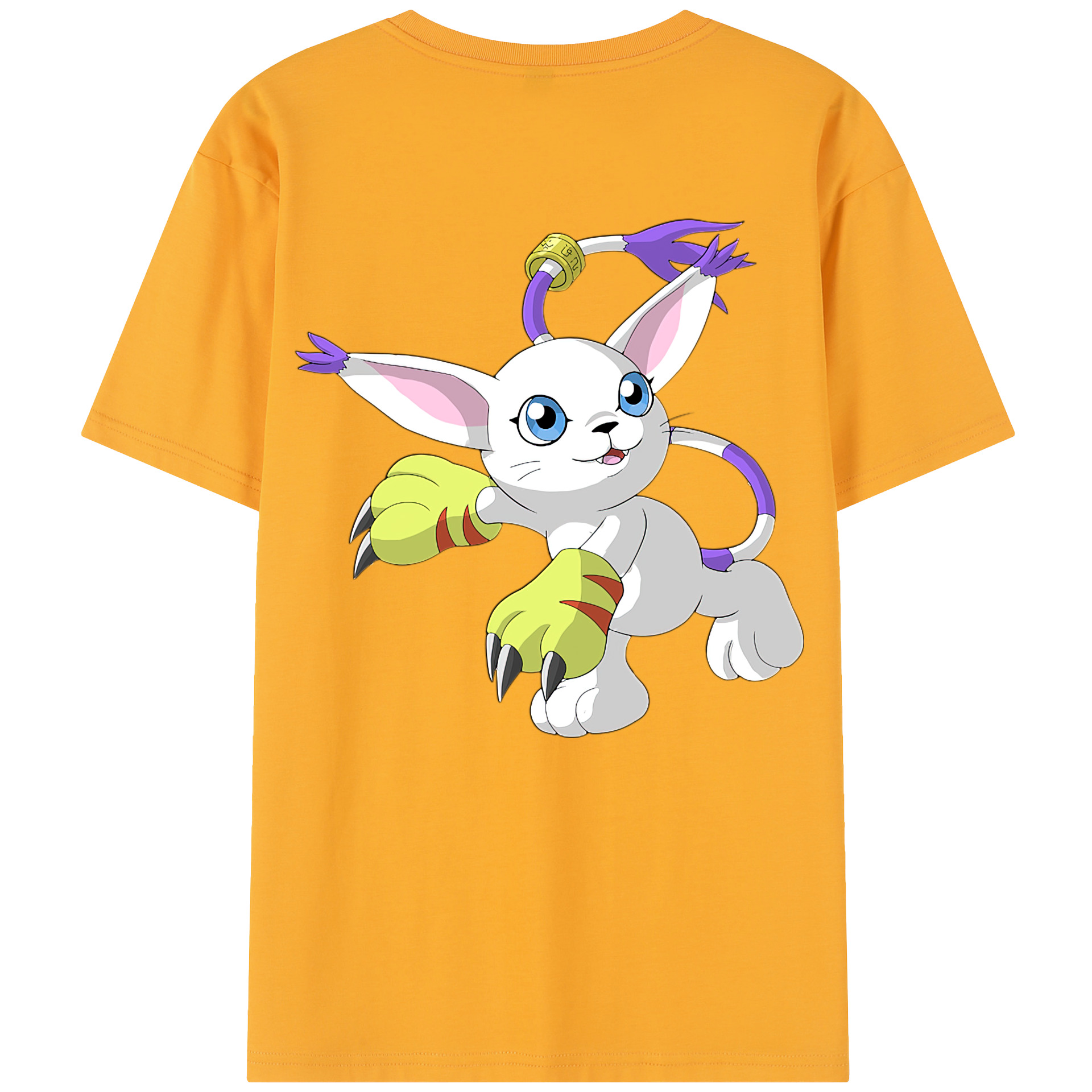（画像用） Digimon デジタルモンスター/デジモン レディース半袖Tシャツ(バックプリント)