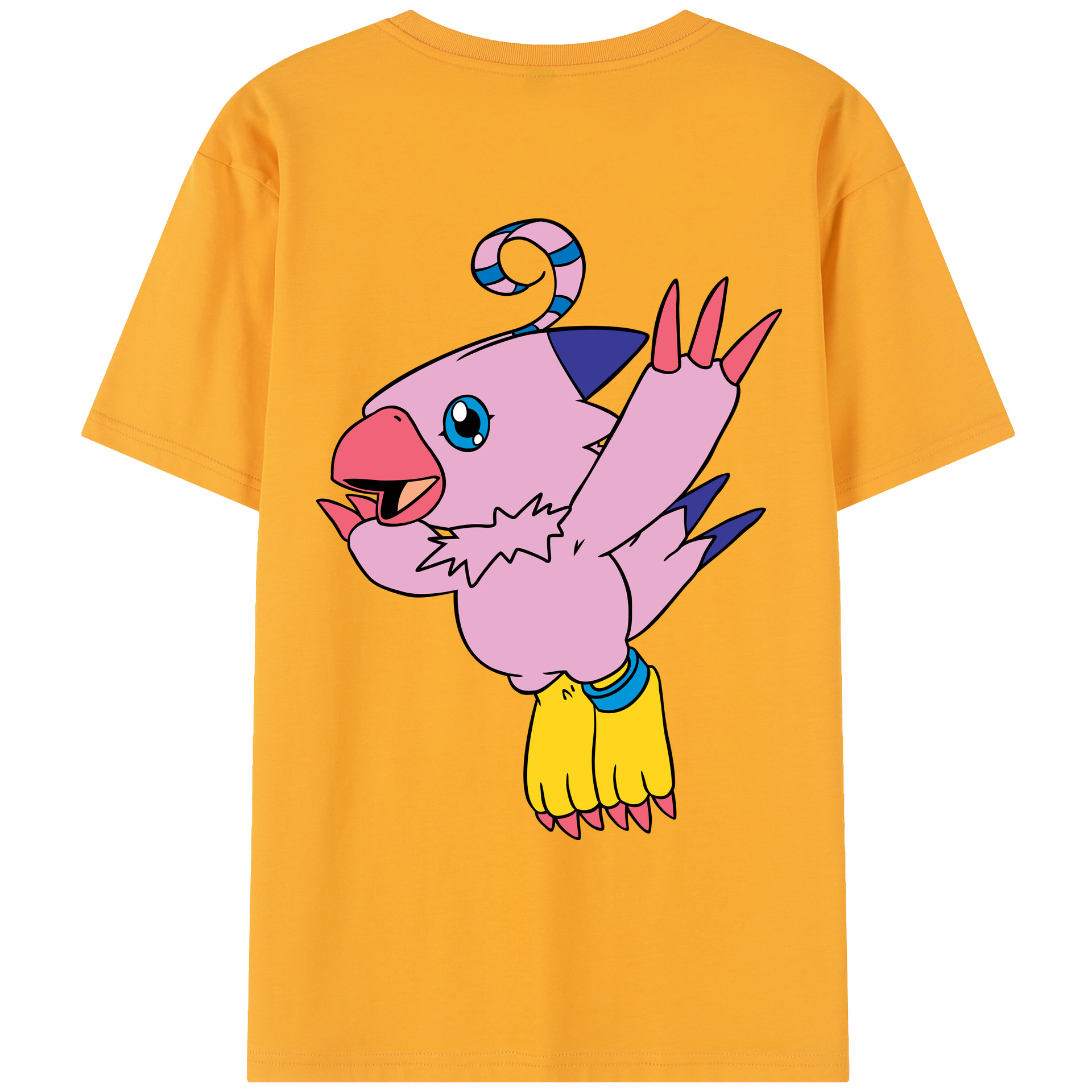 （画像用） Digimon デジタルモンスター/デジモン レディース半袖Tシャツ(バックプリント)