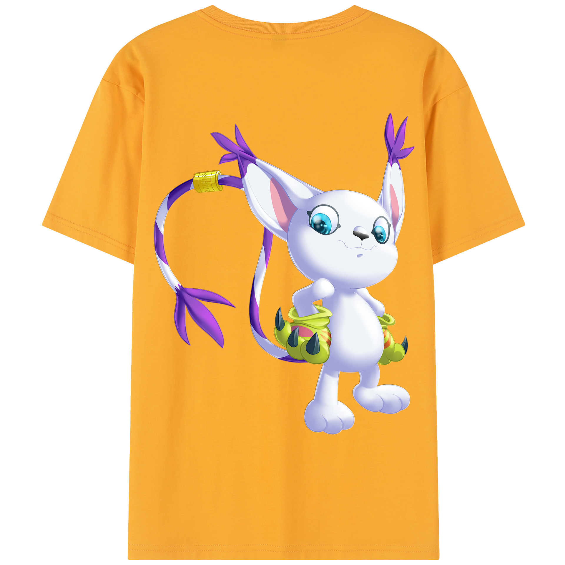 （画像用） Digimon デジタルモンスター/デジモン レディース半袖Tシャツ(バックプリント)