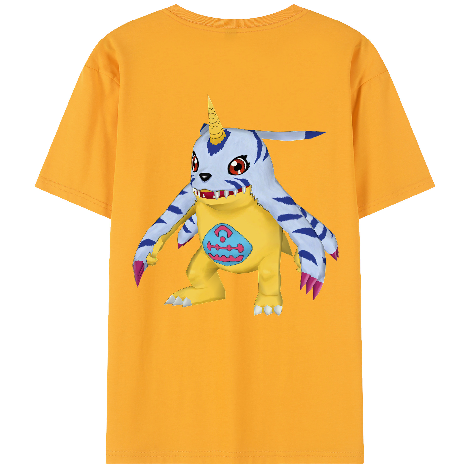 （画像用） Digimon デジタルモンスター/デジモン レディース半袖Tシャツ(バックプリント)
