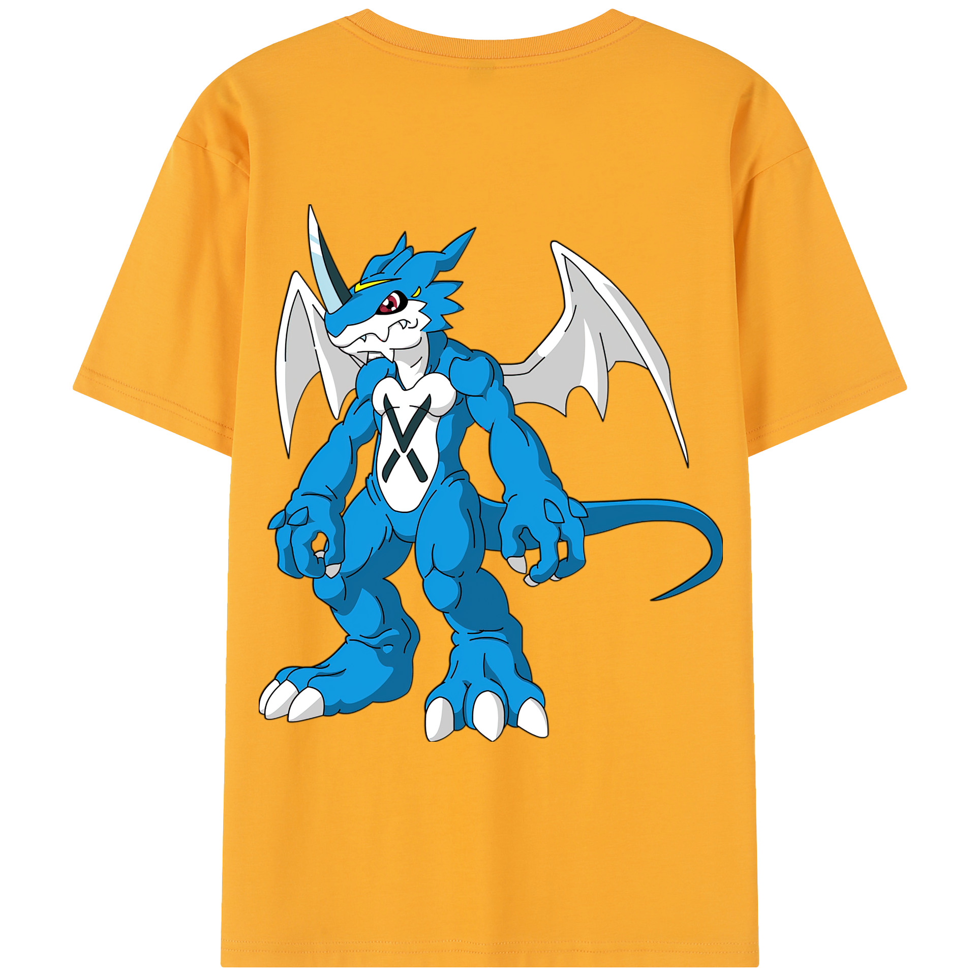 （画像用） Digimon デジタルモンスター/デジモン レディース半袖Tシャツ(バックプリント)