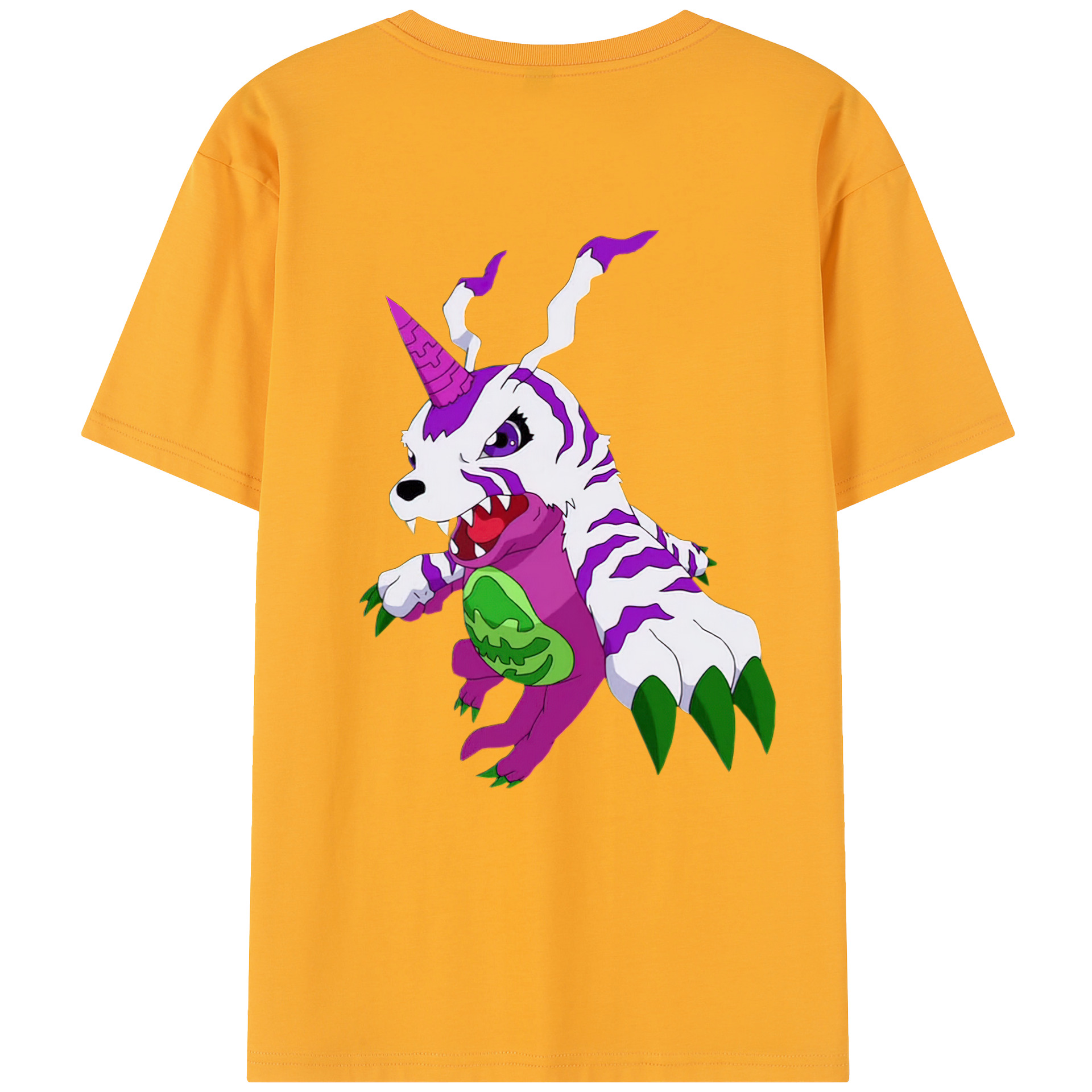 （画像用） Digimon デジタルモンスター/デジモン レディース半袖Tシャツ(バックプリント)