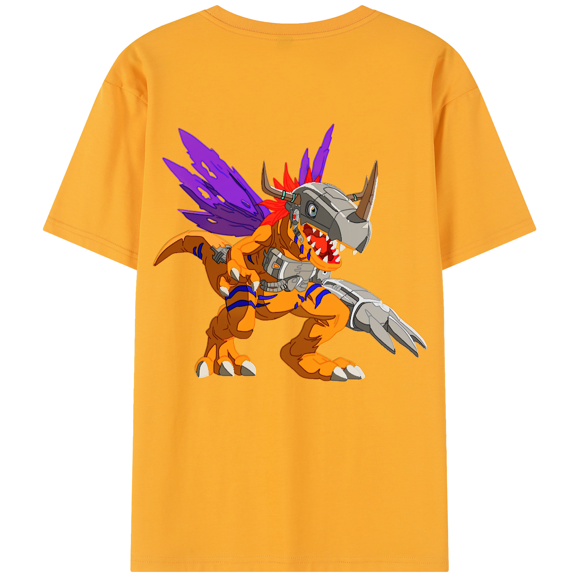 （画像用） Digimon デジタルモンスター/デジモン レディース半袖Tシャツ(バックプリント)