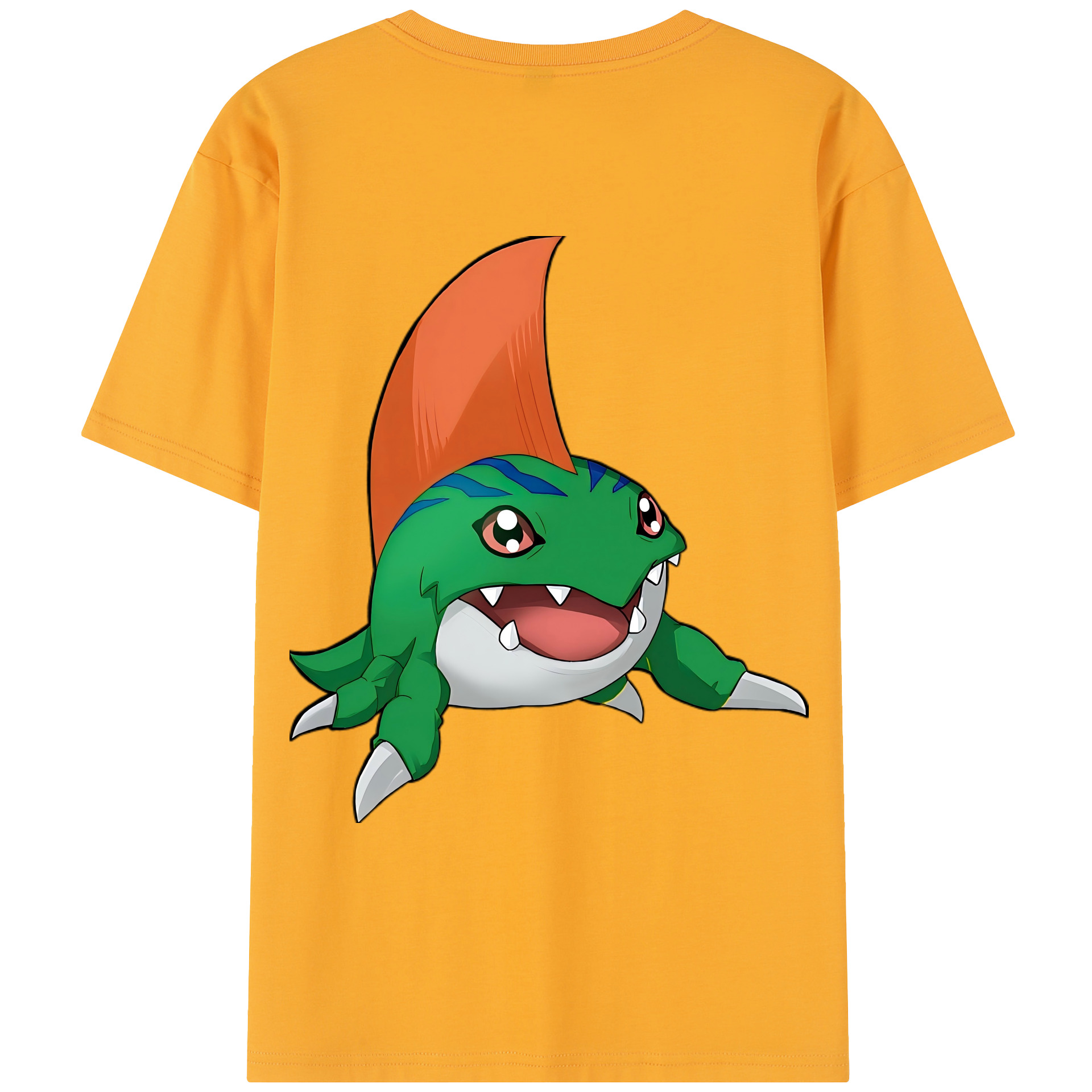 （画像用） Digimon デジタルモンスター/デジモン レディース半袖Tシャツ(バックプリント)