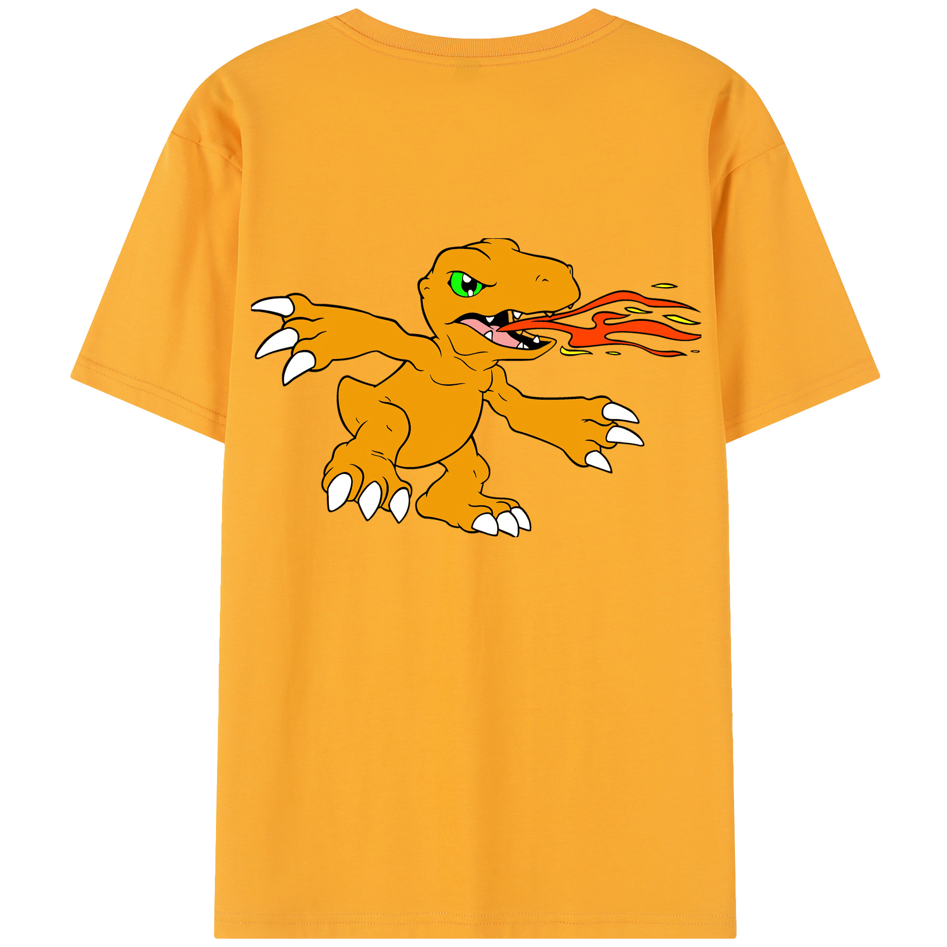 （画像用） Digimon デジタルモンスター/デジモン レディース半袖Tシャツ(バックプリント)
