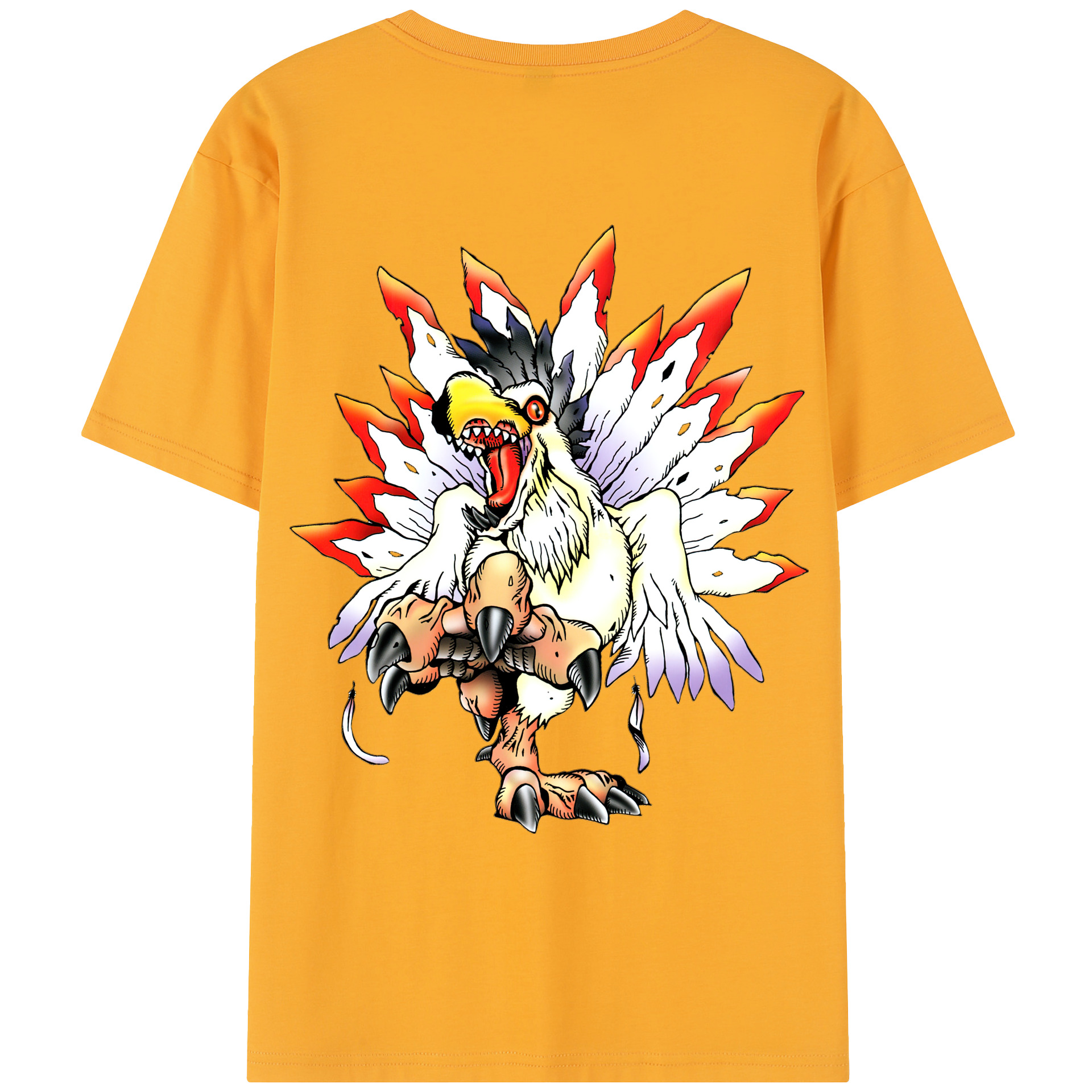 （画像用） Digimon デジタルモンスター/デジモン レディース半袖Tシャツ(バックプリント)