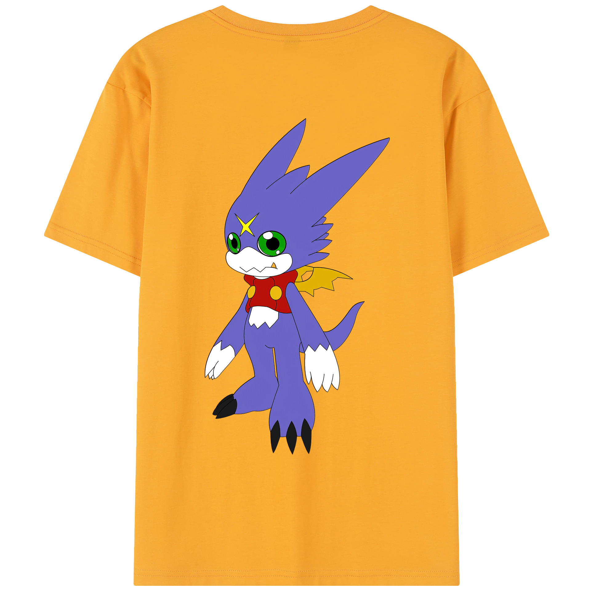 （画像用） Digimon デジタルモンスター/デジモン レディース半袖Tシャツ(バックプリント)