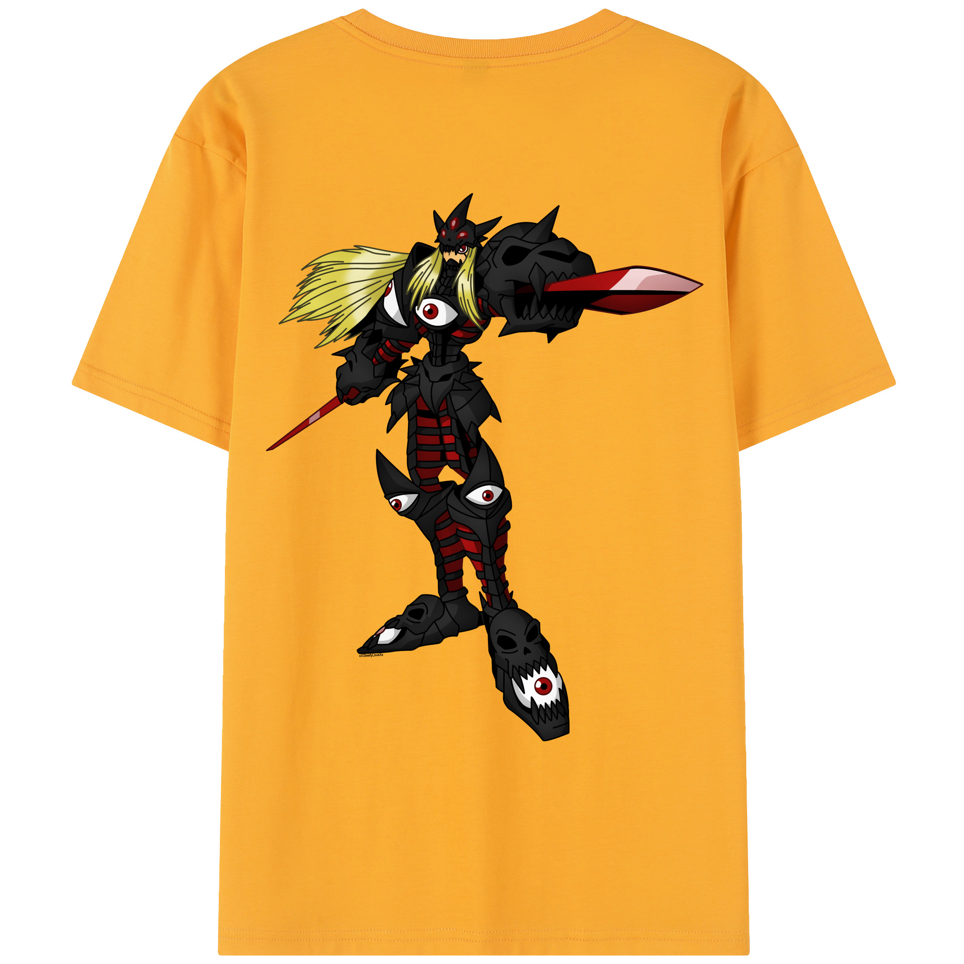 （画像用） Digimon デジタルモンスター/デジモン レディース半袖Tシャツ(バックプリント)