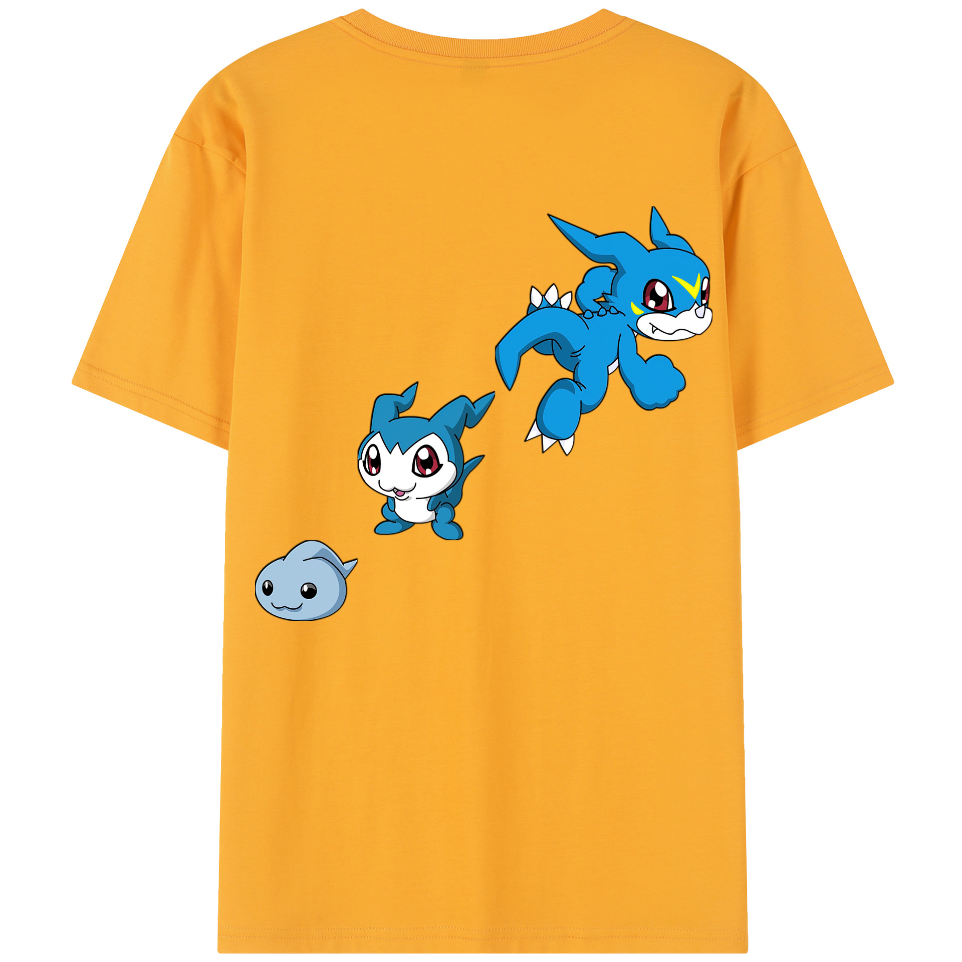 （画像用） Digimon デジタルモンスター/デジモン レディース半袖Tシャツ(バックプリント)
