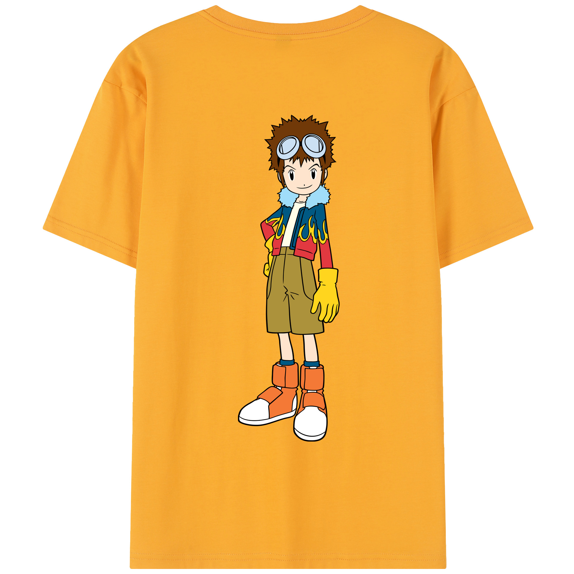 （画像用） Digimon デジタルモンスター/デジモン レディース半袖Tシャツ(バックプリント)