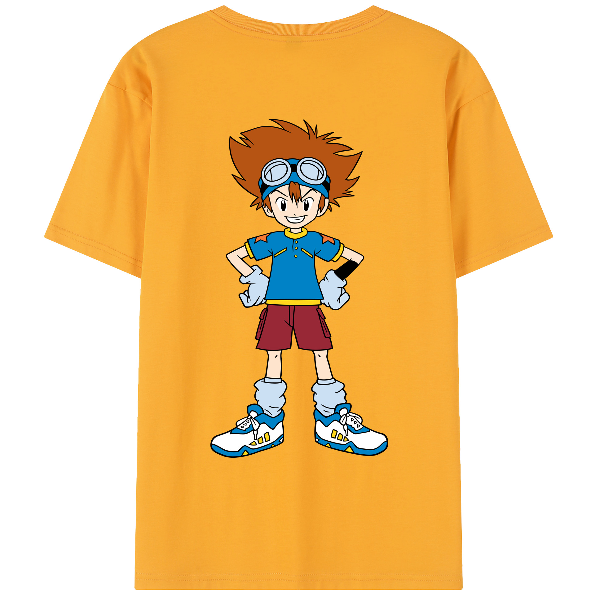 （画像用） Digimon デジタルモンスター/デジモン レディース半袖Tシャツ(バックプリント)