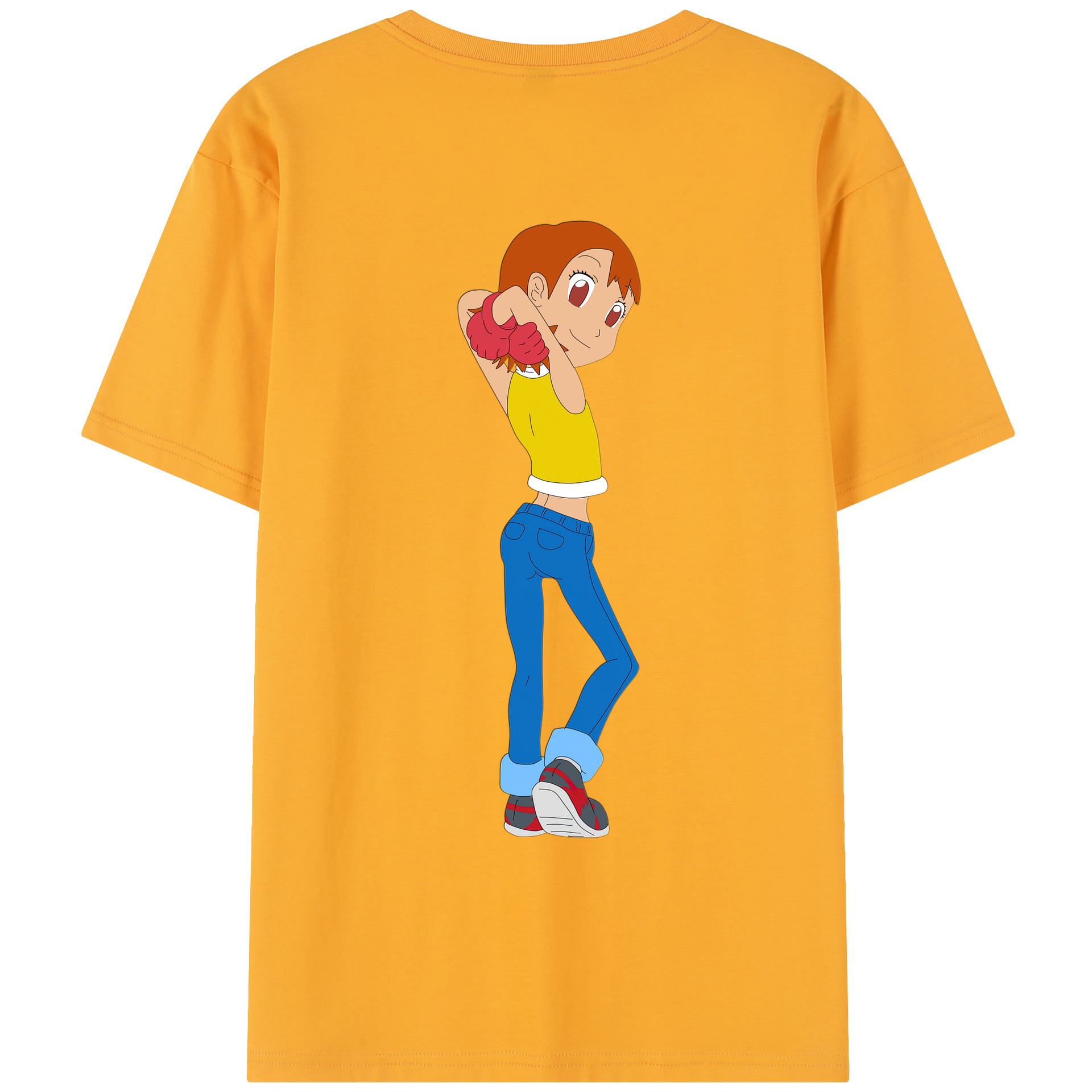 （画像用） Digimon デジタルモンスター/デジモン レディース半袖Tシャツ(バックプリント)