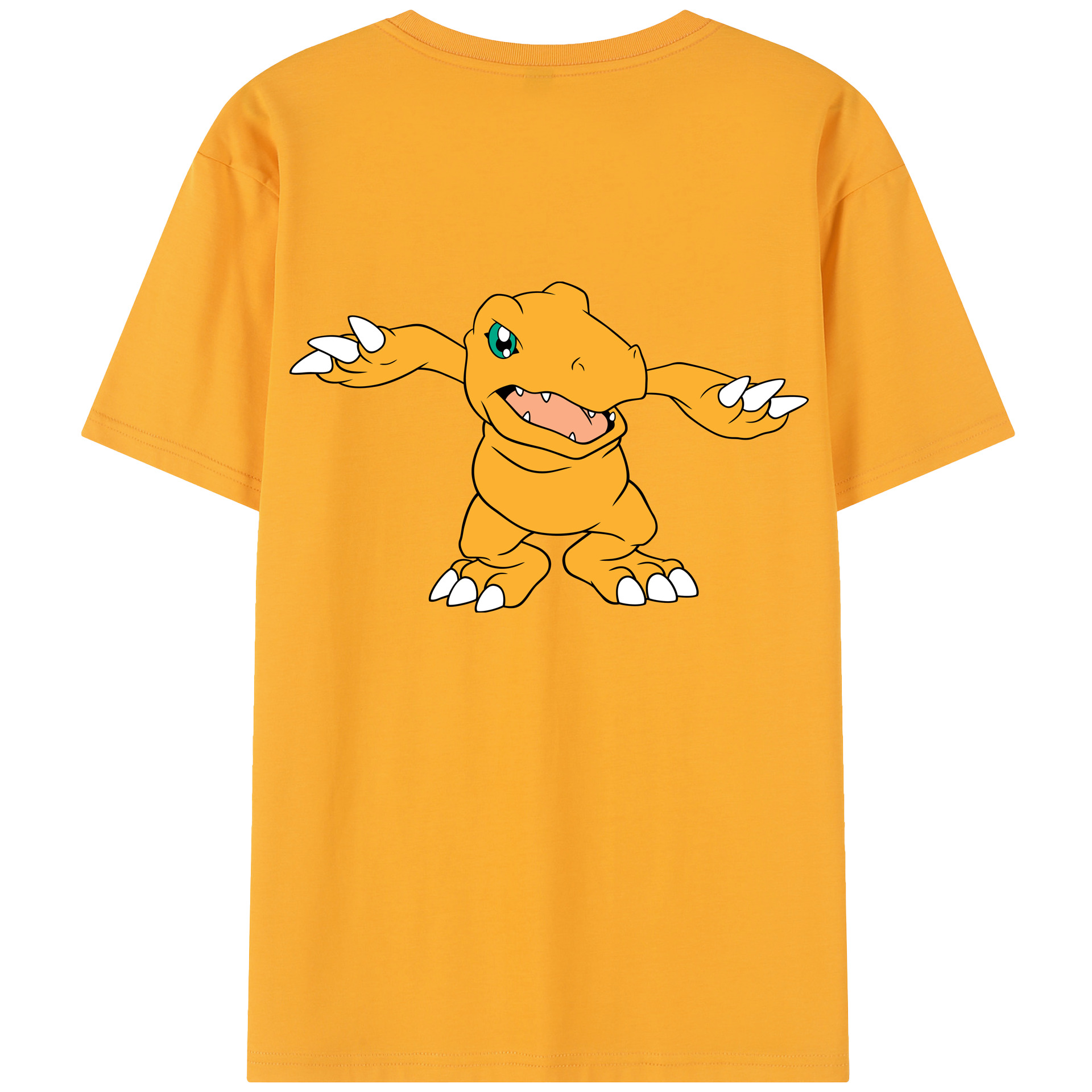 （画像用） Digimon デジタルモンスター/デジモン レディース半袖Tシャツ(バックプリント)