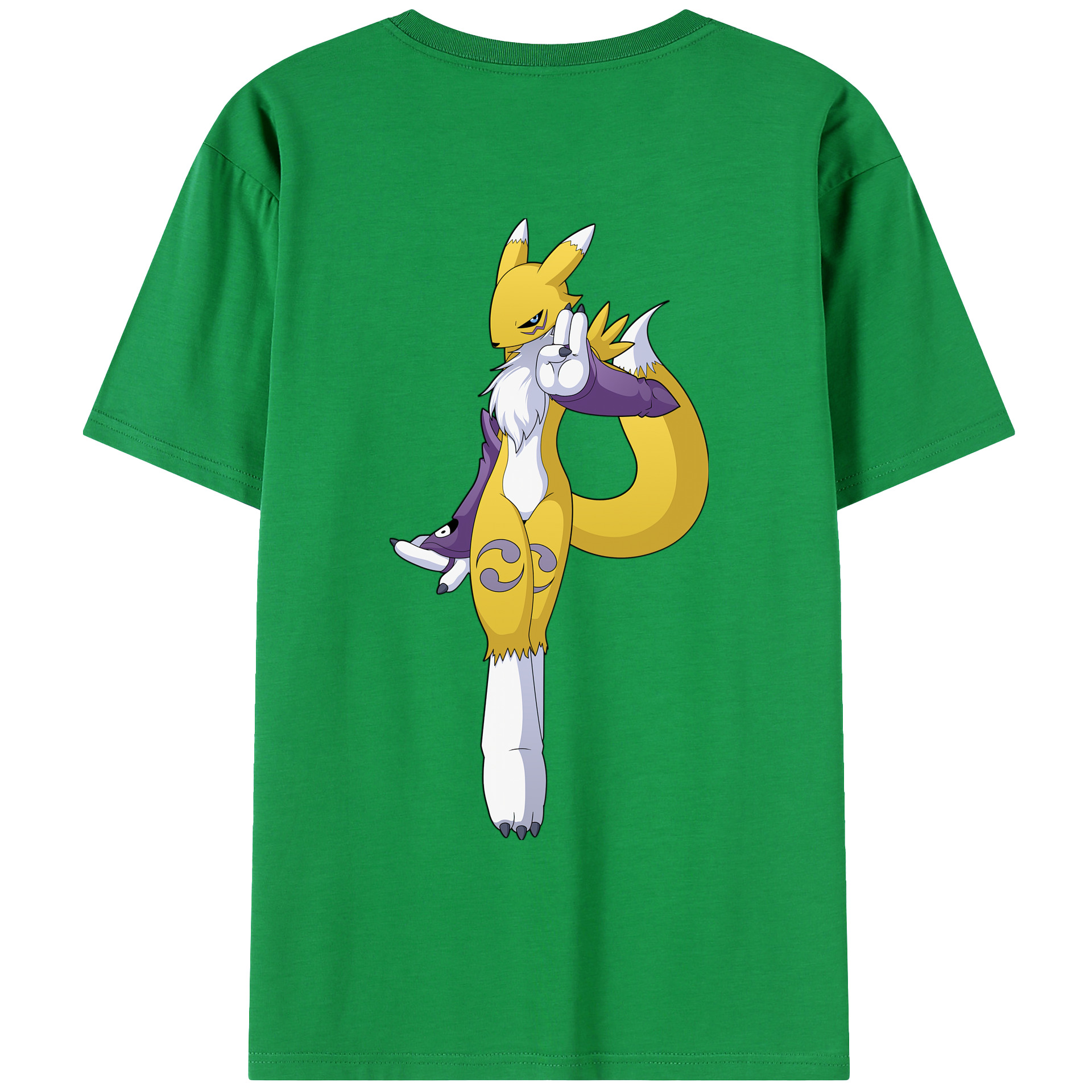 （画像用） Digimon デジタルモンスター/デジモン レディース半袖Tシャツ(バックプリント)