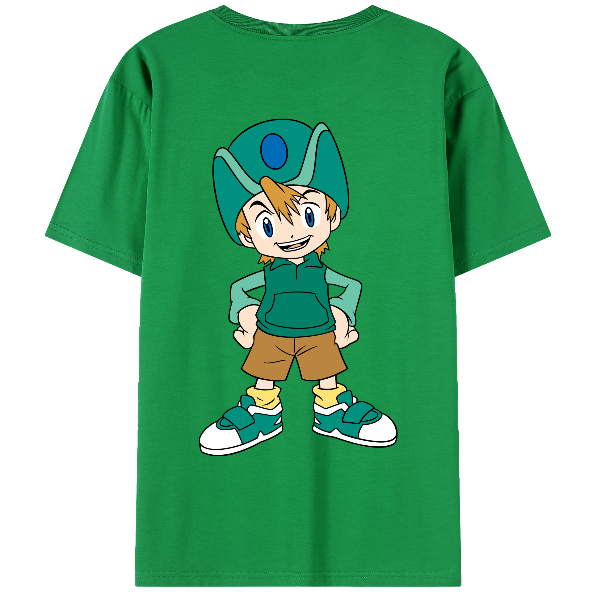 （画像用） Digimon デジタルモンスター/デジモン レディース半袖Tシャツ(バックプリント)