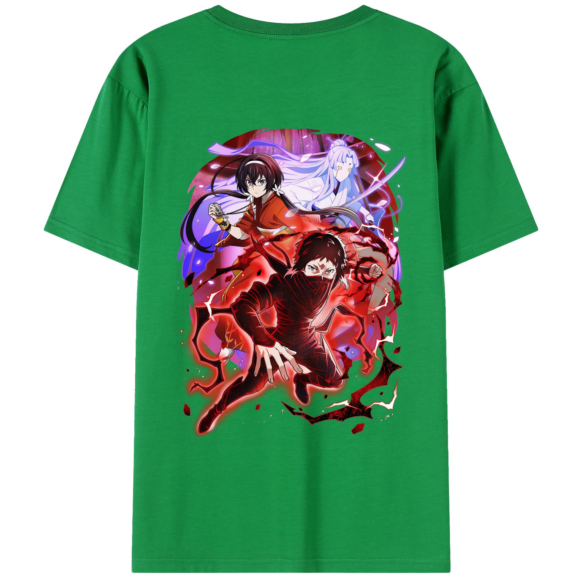 （画像用） Digimon デジタルモンスター/デジモン レディース半袖Tシャツ(バックプリント)