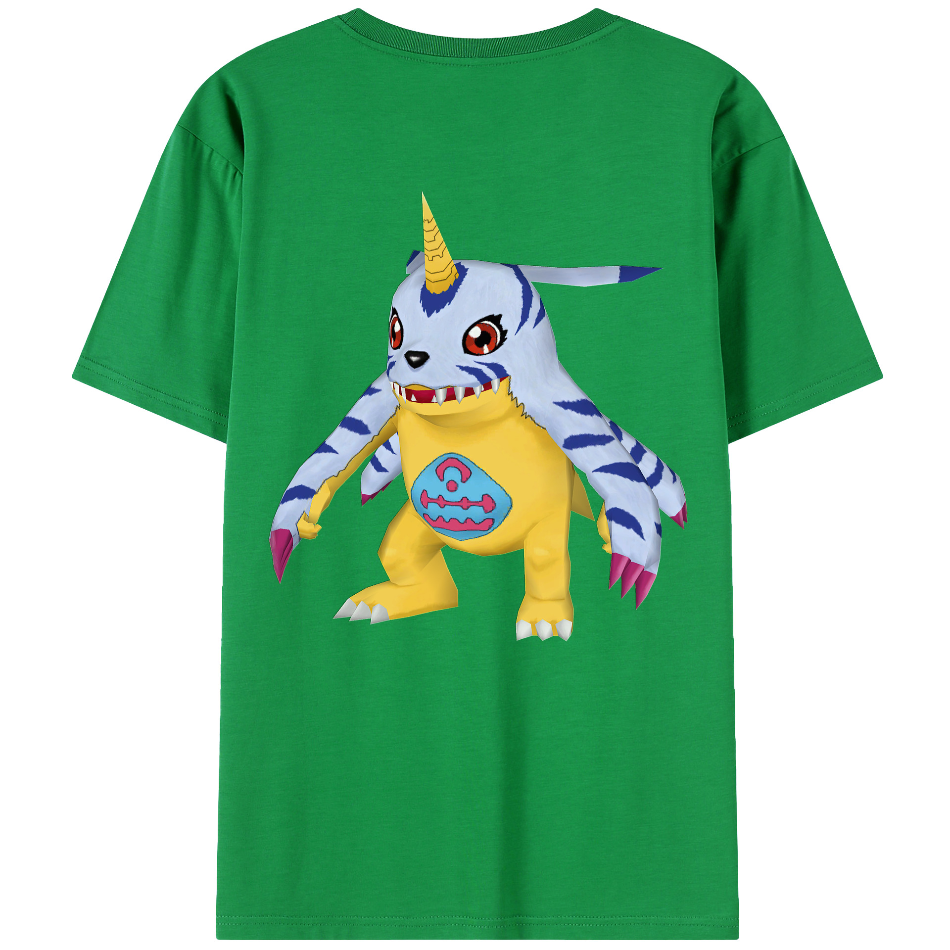 （画像用） Digimon デジタルモンスター/デジモン レディース半袖Tシャツ(バックプリント)