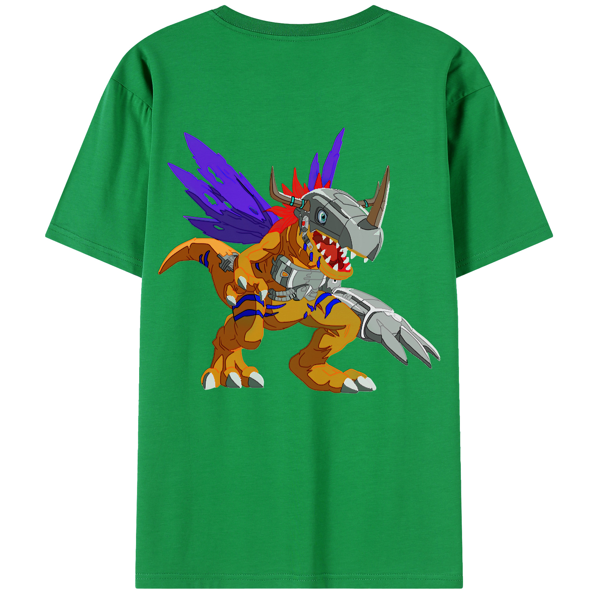 （画像用） Digimon デジタルモンスター/デジモン レディース半袖Tシャツ(バックプリント)