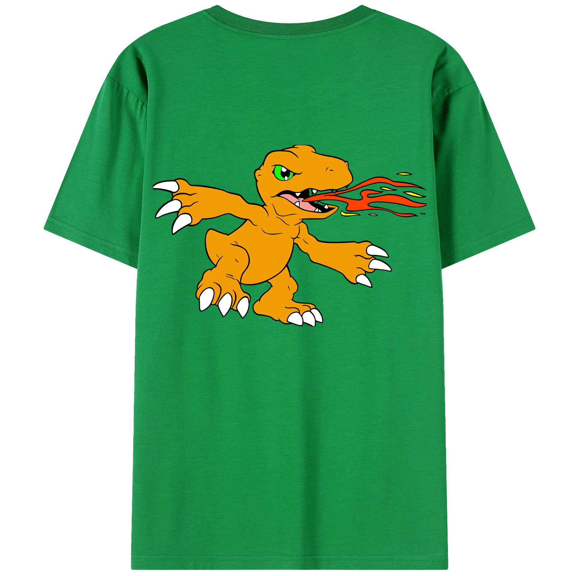 （画像用） Digimon デジタルモンスター/デジモン レディース半袖Tシャツ(バックプリント)