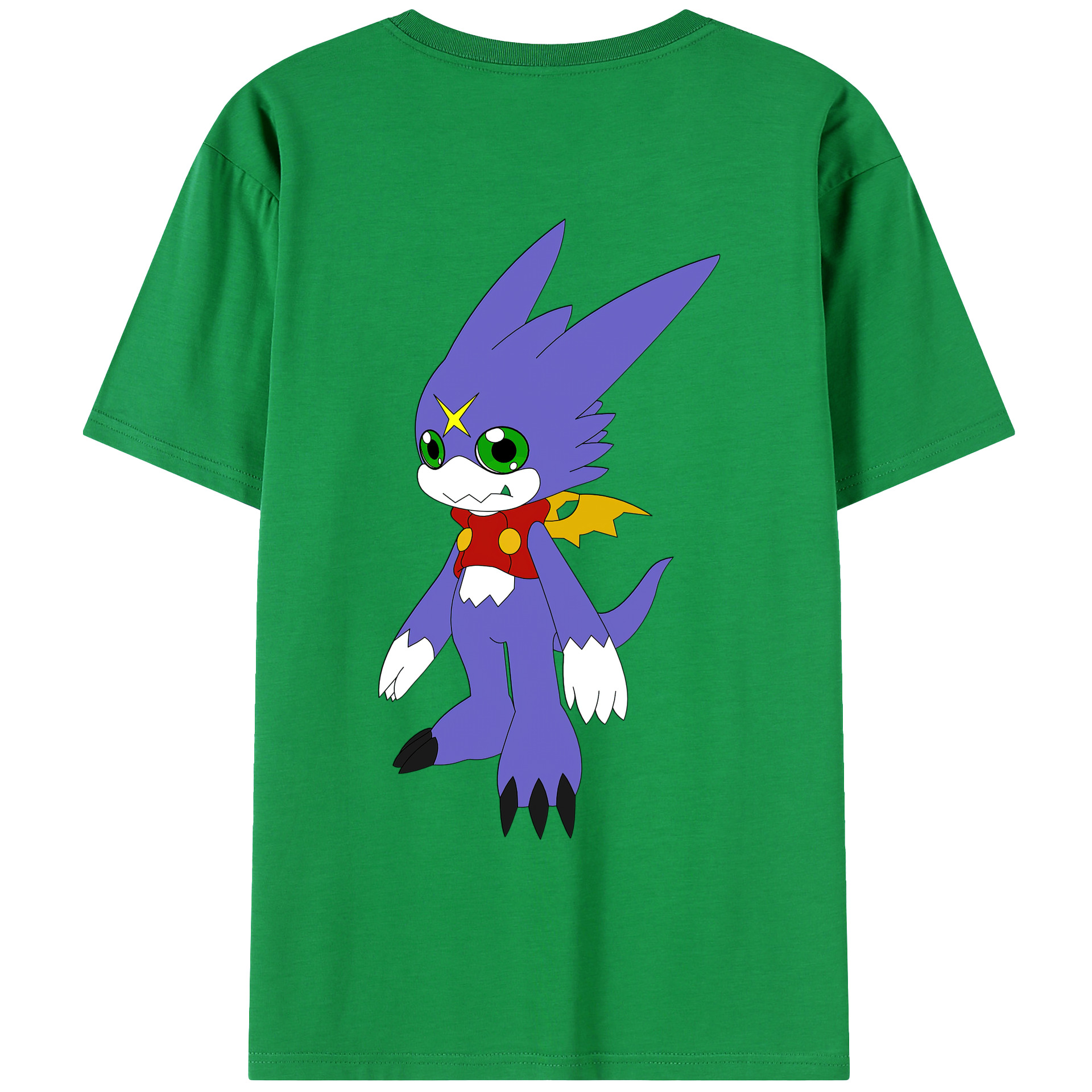 （画像用） Digimon デジタルモンスター/デジモン レディース半袖Tシャツ(バックプリント)