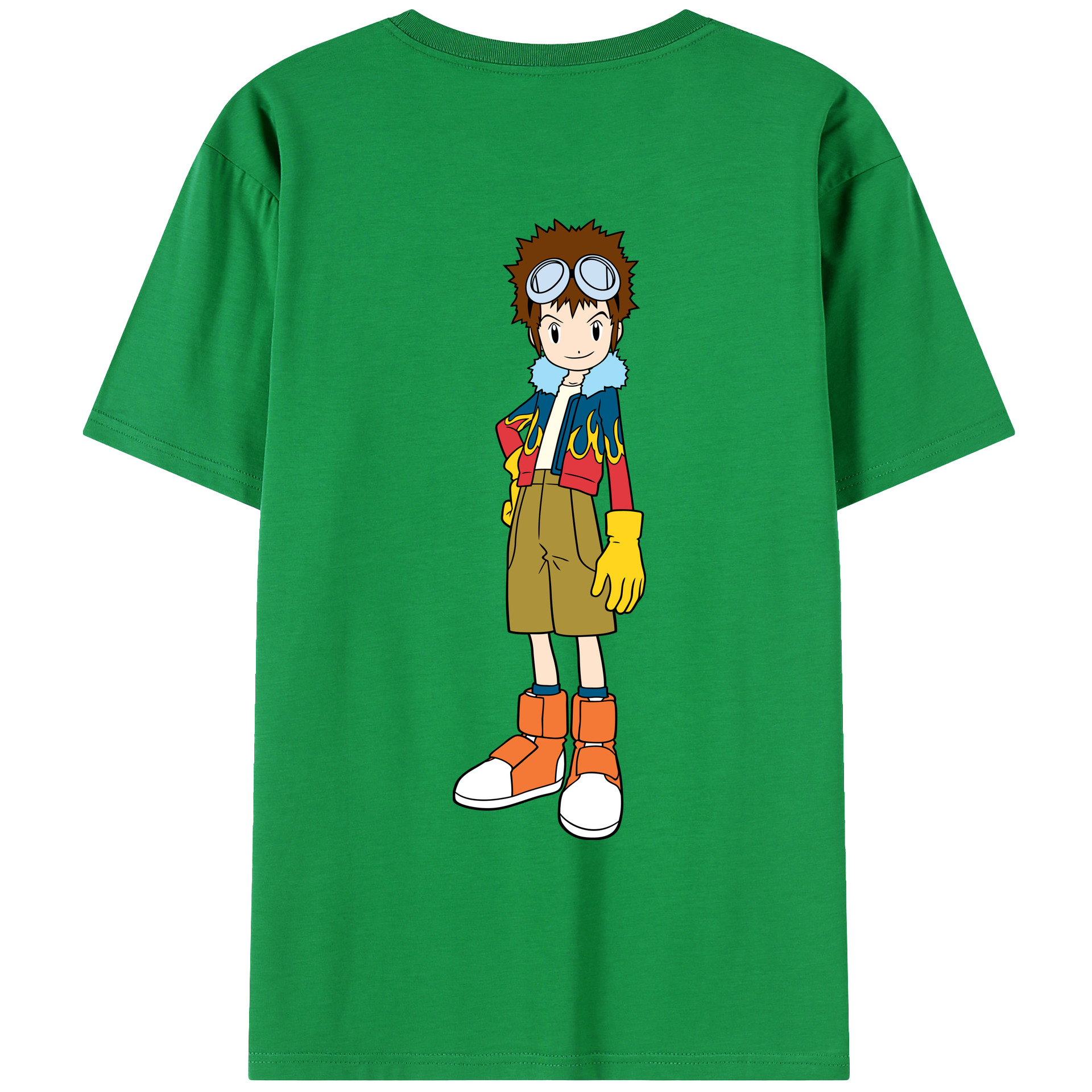（画像用） Digimon デジタルモンスター/デジモン レディース半袖Tシャツ(バックプリント)