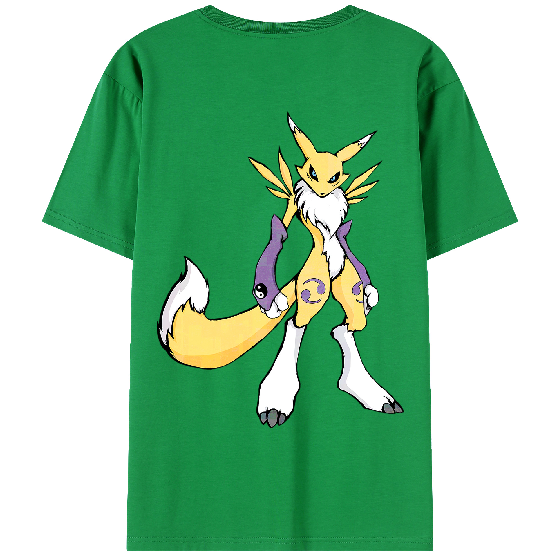 （画像用） Digimon デジタルモンスター/デジモン レディース半袖Tシャツ(バックプリント)