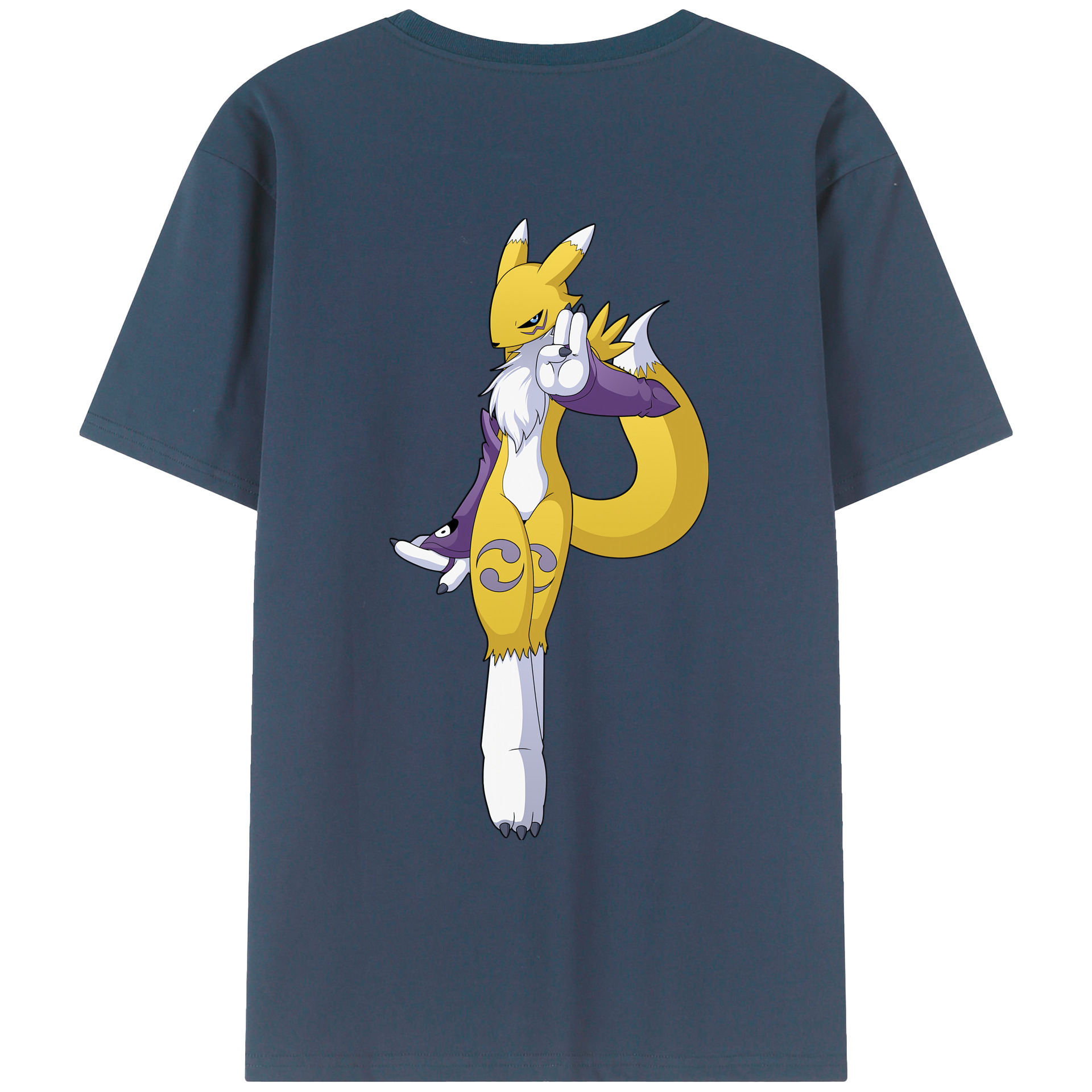 （画像用） Digimon デジタルモンスター/デジモン レディース半袖Tシャツ(バックプリント)