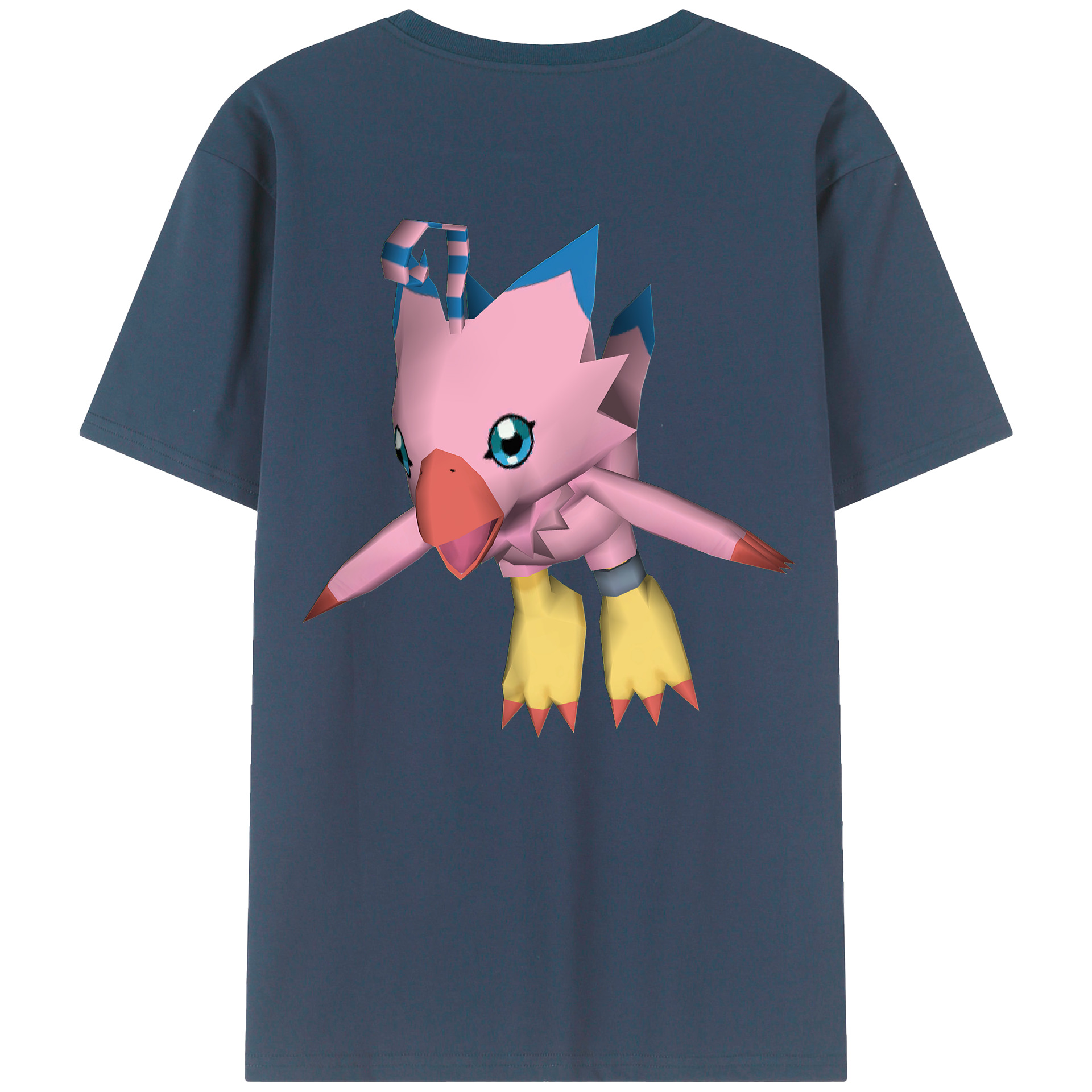 （画像用） Digimon デジタルモンスター/デジモン レディース半袖Tシャツ(バックプリント)