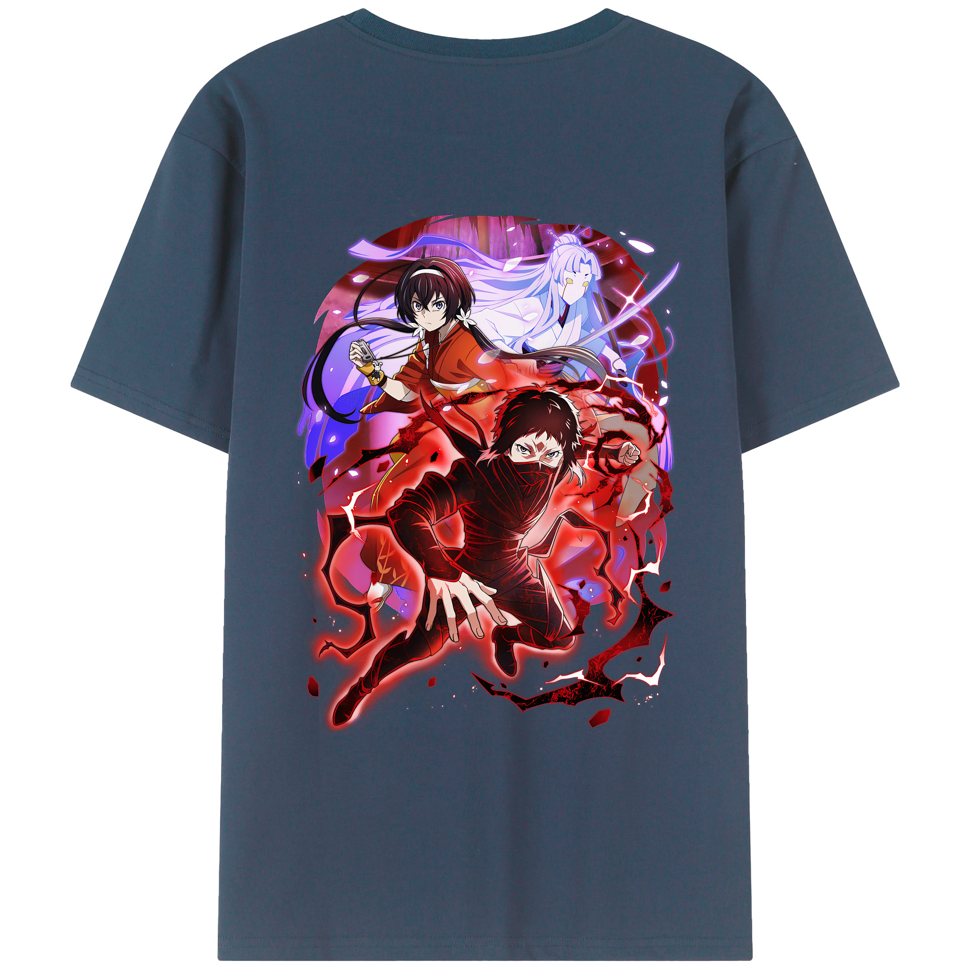 （画像用） Digimon デジタルモンスター/デジモン レディース半袖Tシャツ(バックプリント)