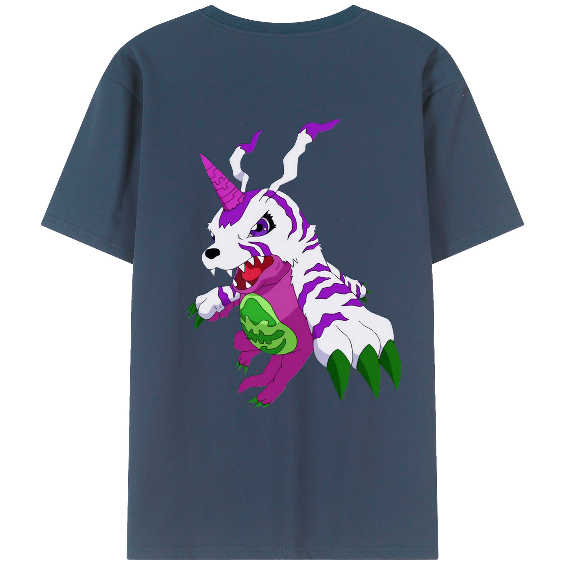 （画像用） Digimon デジタルモンスター/デジモン レディース半袖Tシャツ(バックプリント)