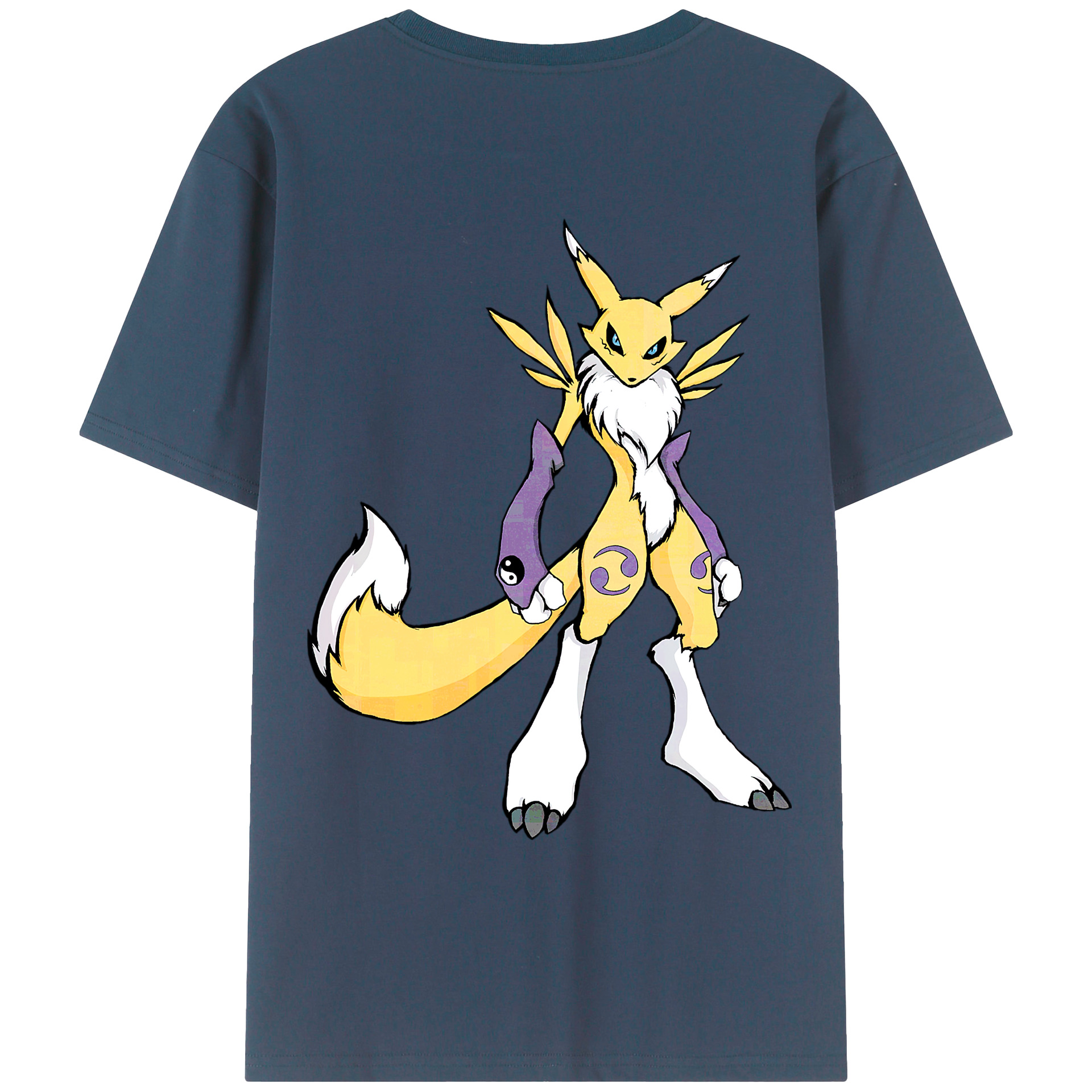 （画像用） Digimon デジタルモンスター/デジモン レディース半袖Tシャツ(バックプリント)